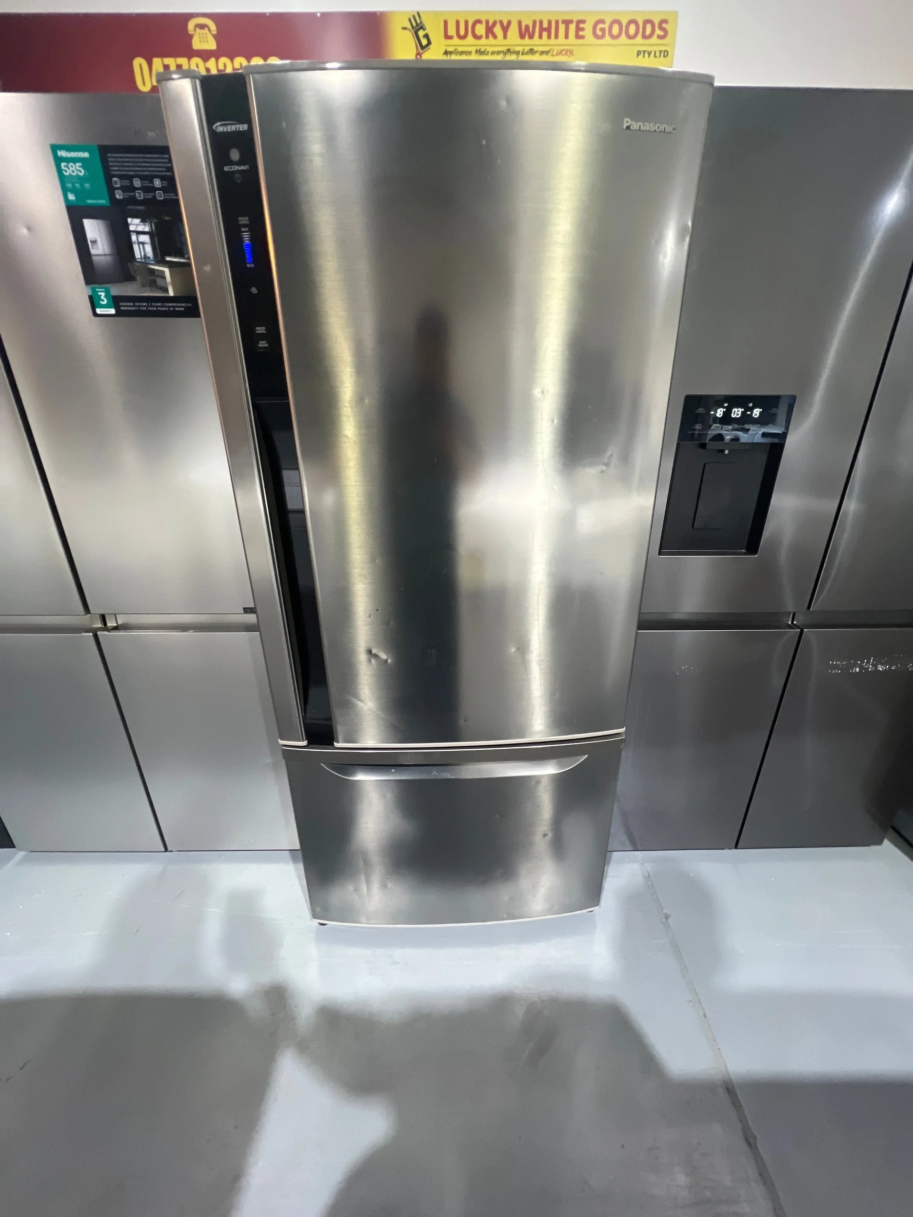 Refurbished Panasonic 554 Litres Fridge Freezer | ADELAIDE