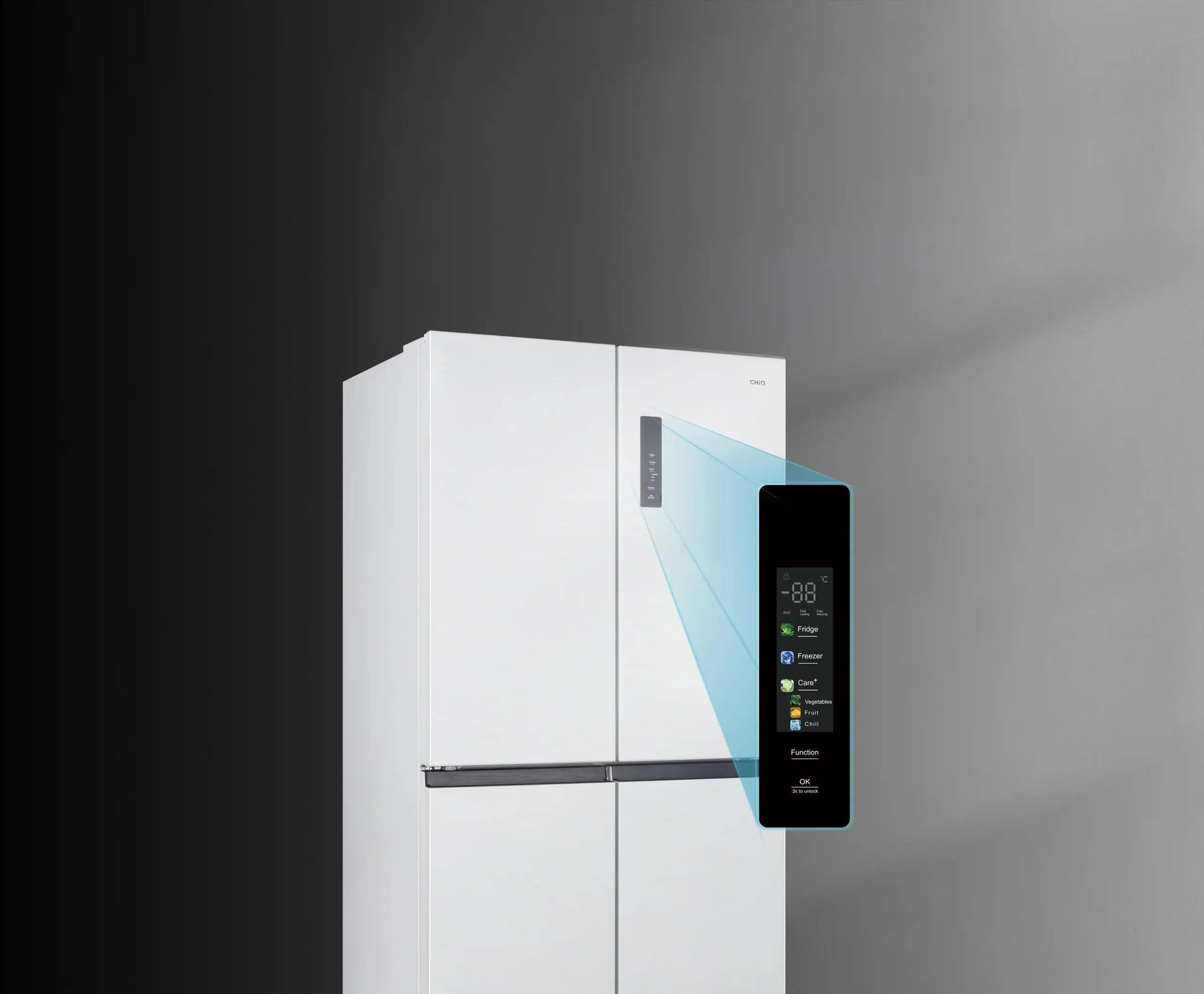 Refurbished Premium CHiQ 601L Quad Door Fridge Freezer | PERTH
