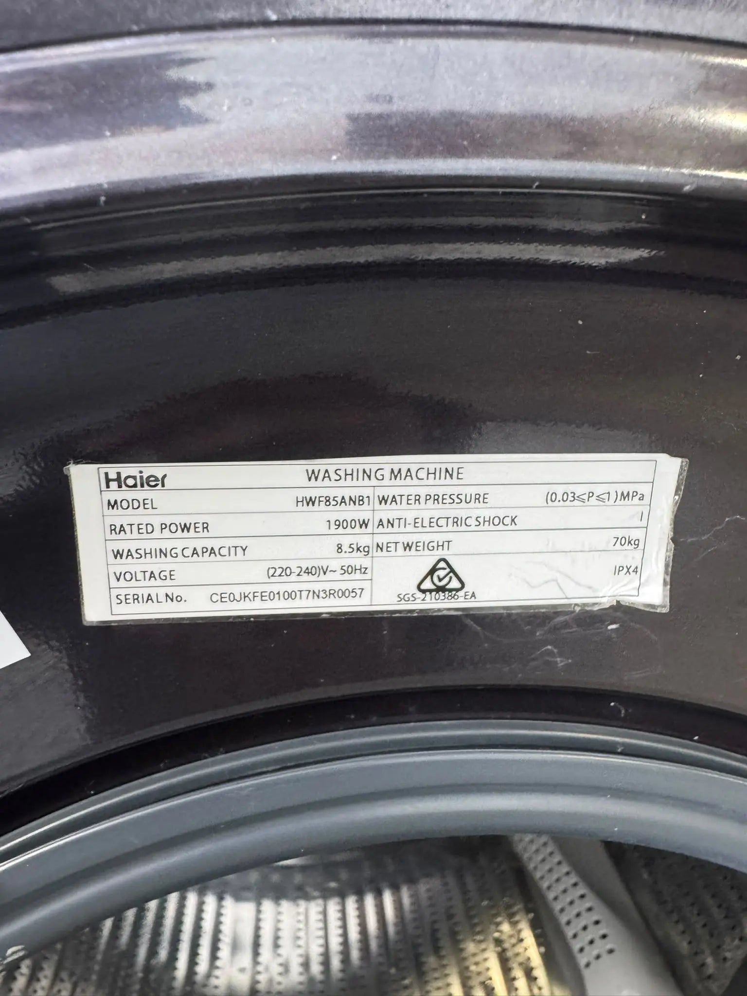 Refurbished Reliable Haier 8.5kg Front Load Washing Machine | PERTH