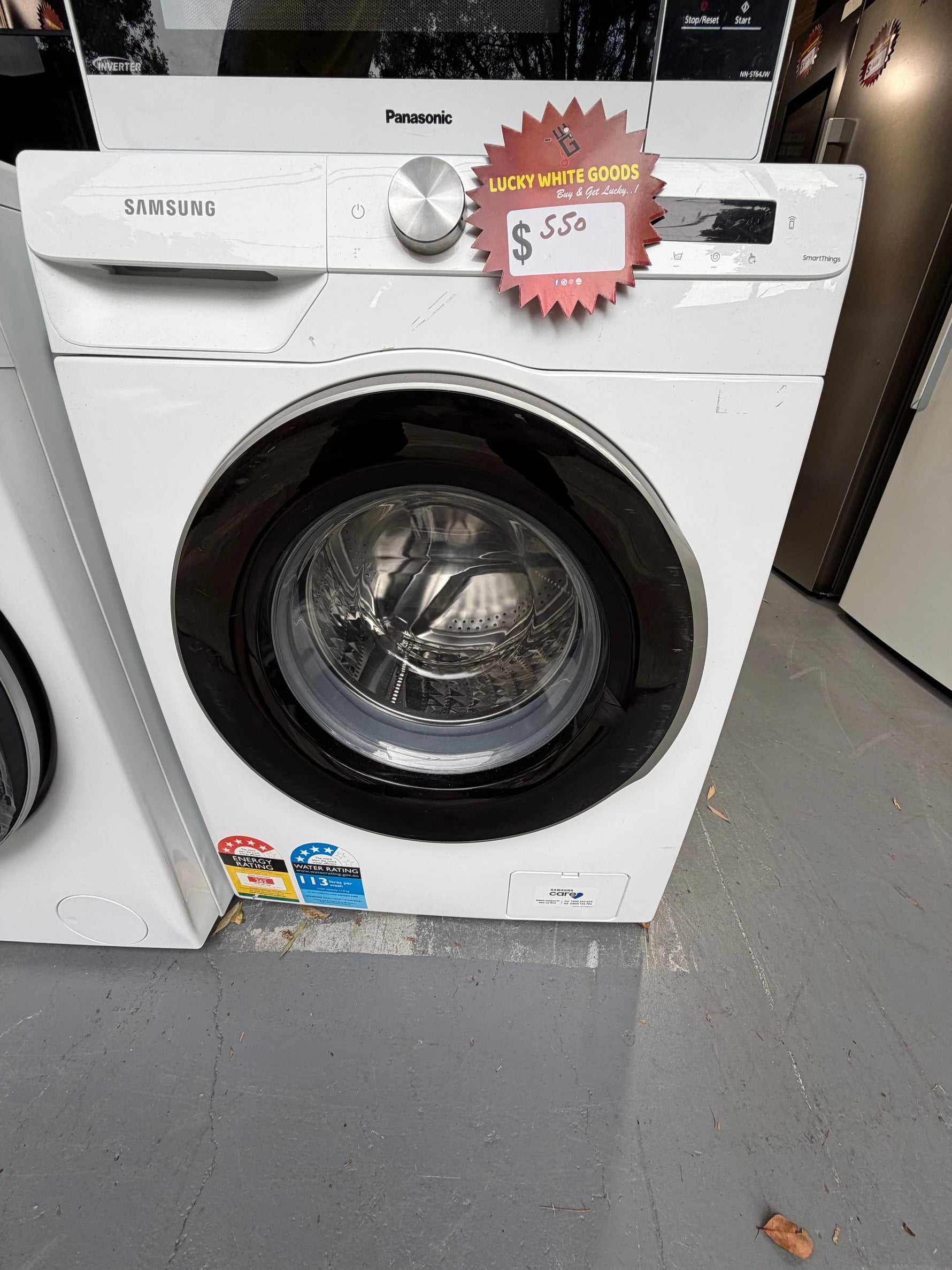 Refurbished Samsung 11 kg front loader washer | ALEXANDRIA