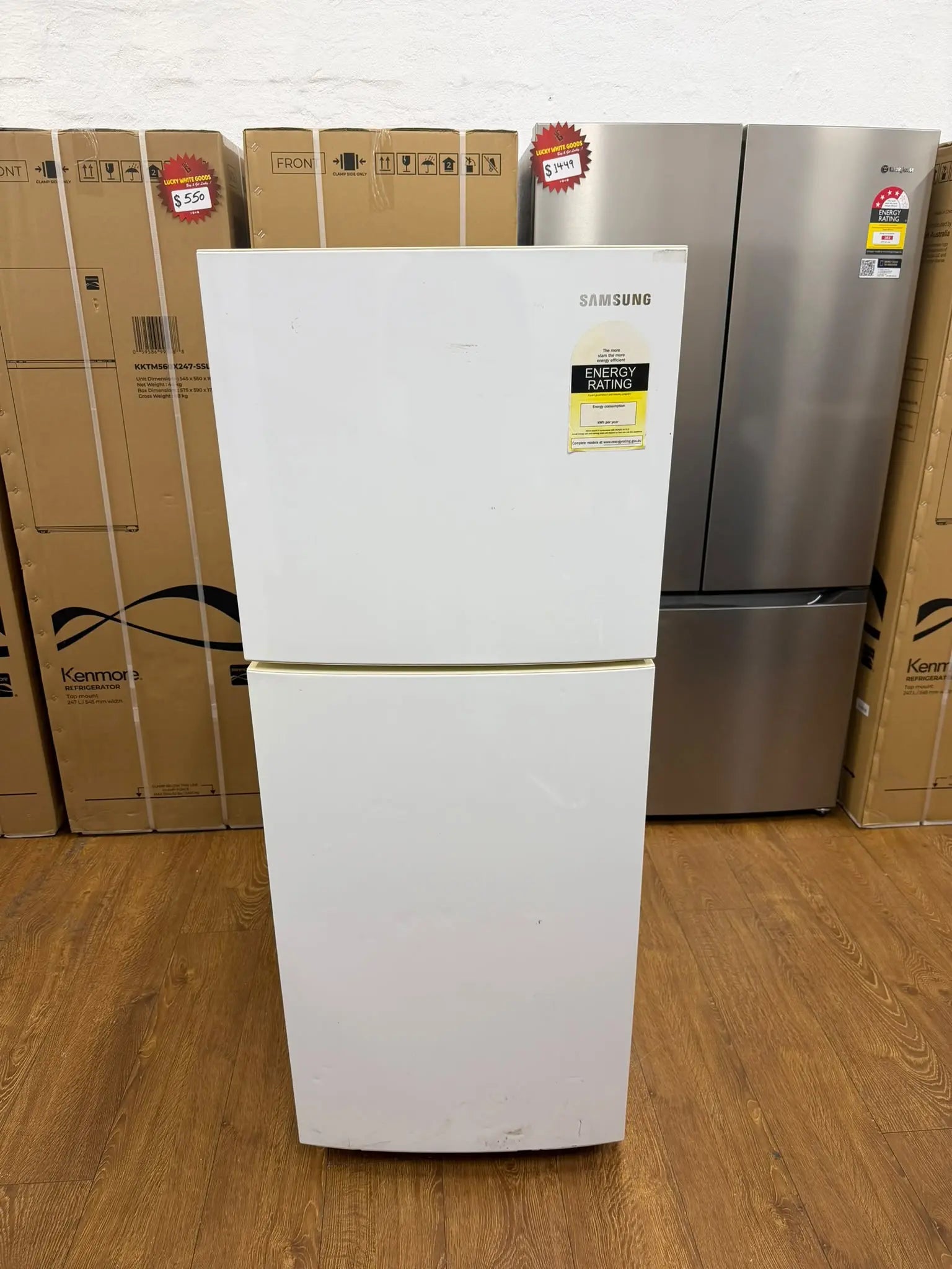 Refurbished Samsung 216L Top Mount Fridge Freezer | RESERVOIR