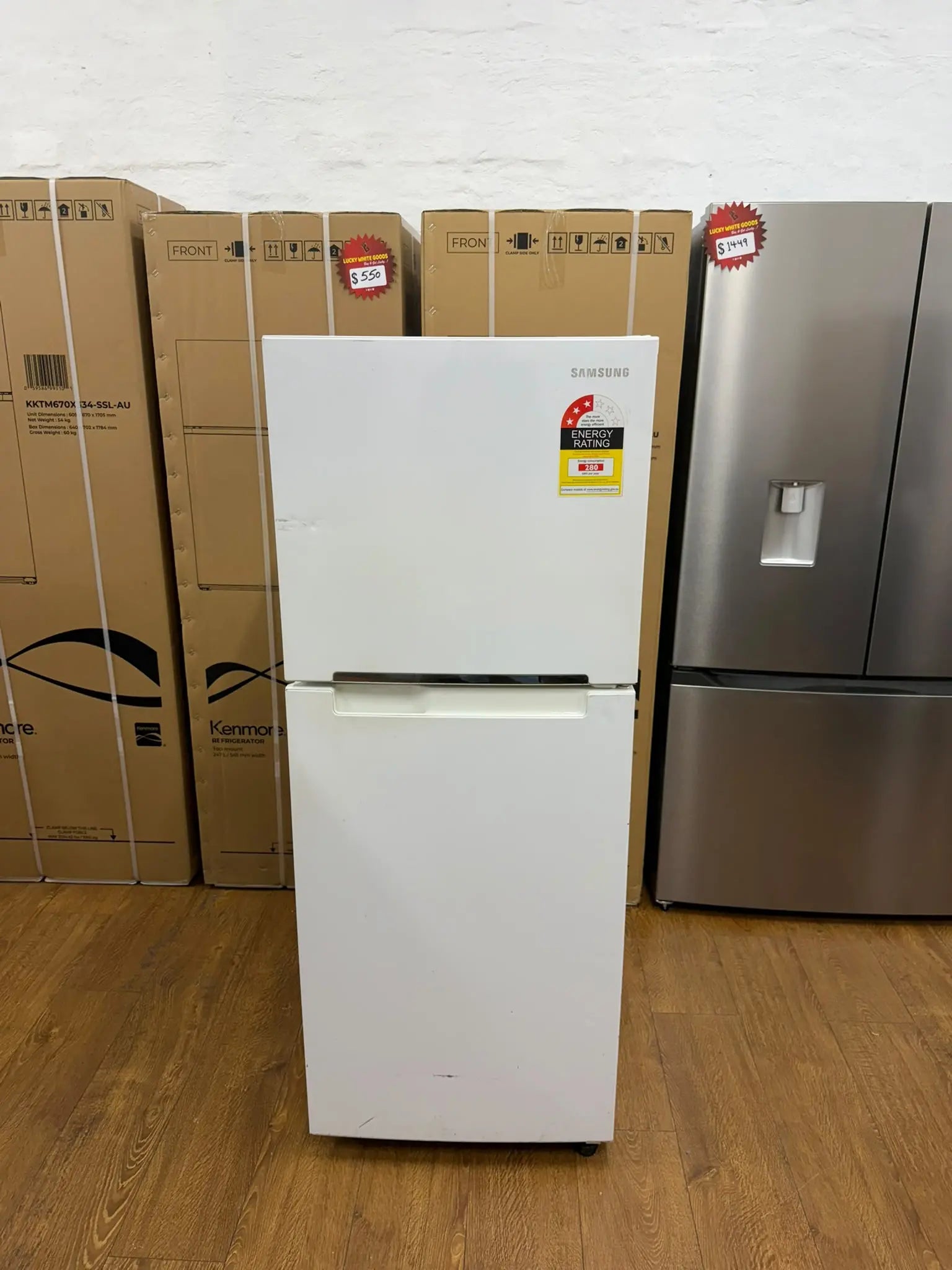 Refurbished Samsung 228L Top Mount Fridge Freezer | RESERVOIR