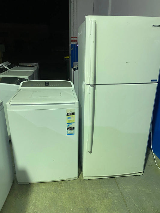 Refurbished Samsung 432 Litres Fridge Freezer and Fisher and Paykel 10 kg Washing Machine | PERTH