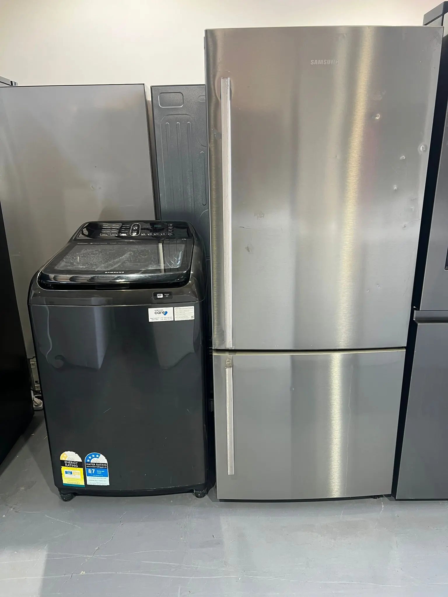 Refurbished Samsung 450 Litres Fridge Freezer and Samsung 8 Kgs Washing machine | ADELAIDE