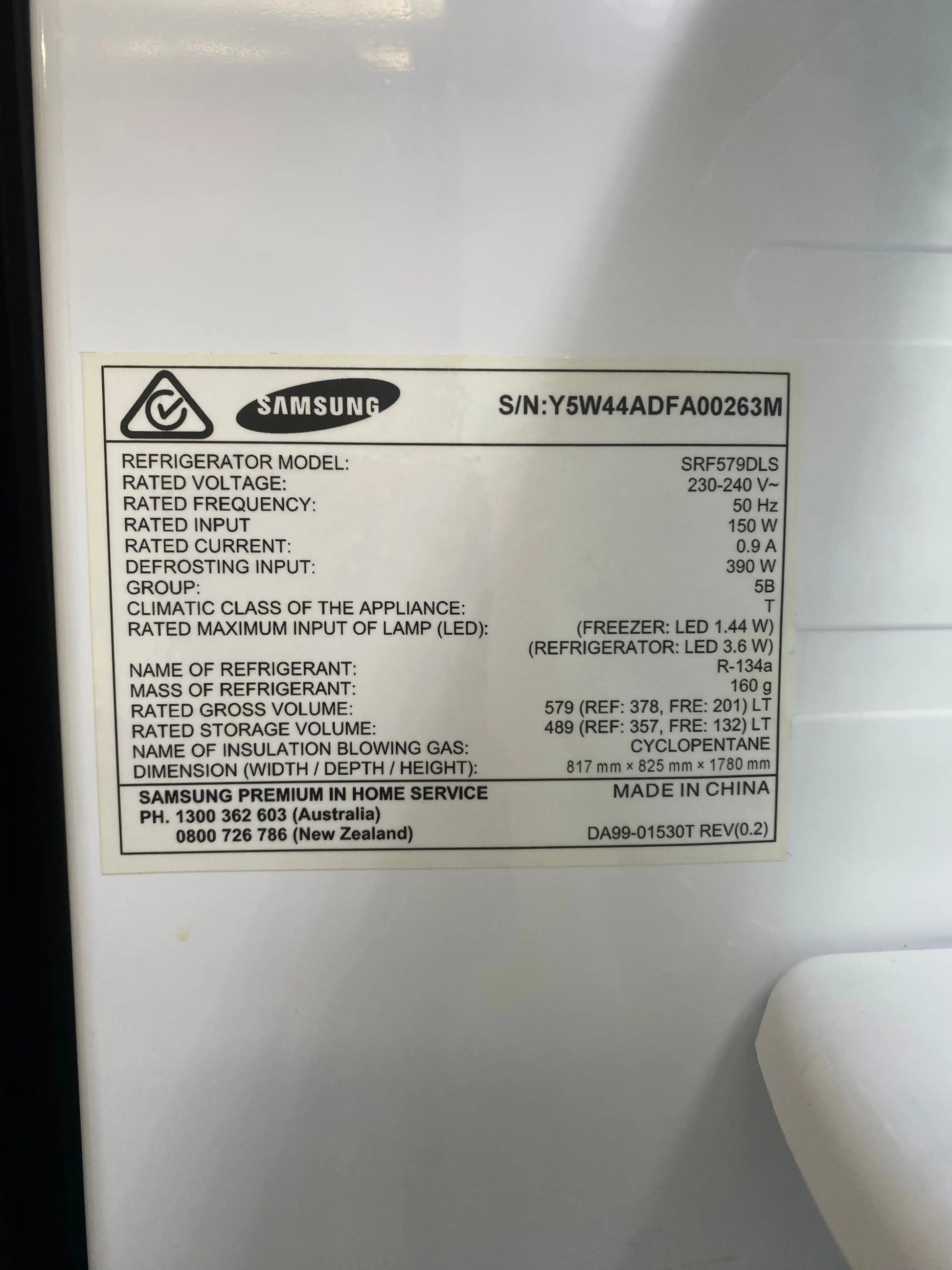 Refurbished Samsung 579 Litres Fridge Freezer | PERTH