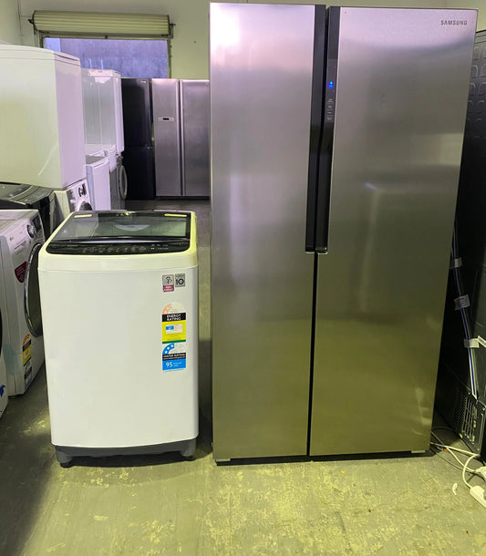 Refurbished Samsung 583 Litres Fridge Freezer and LG 6.5 kg Washing Machine | PERTH