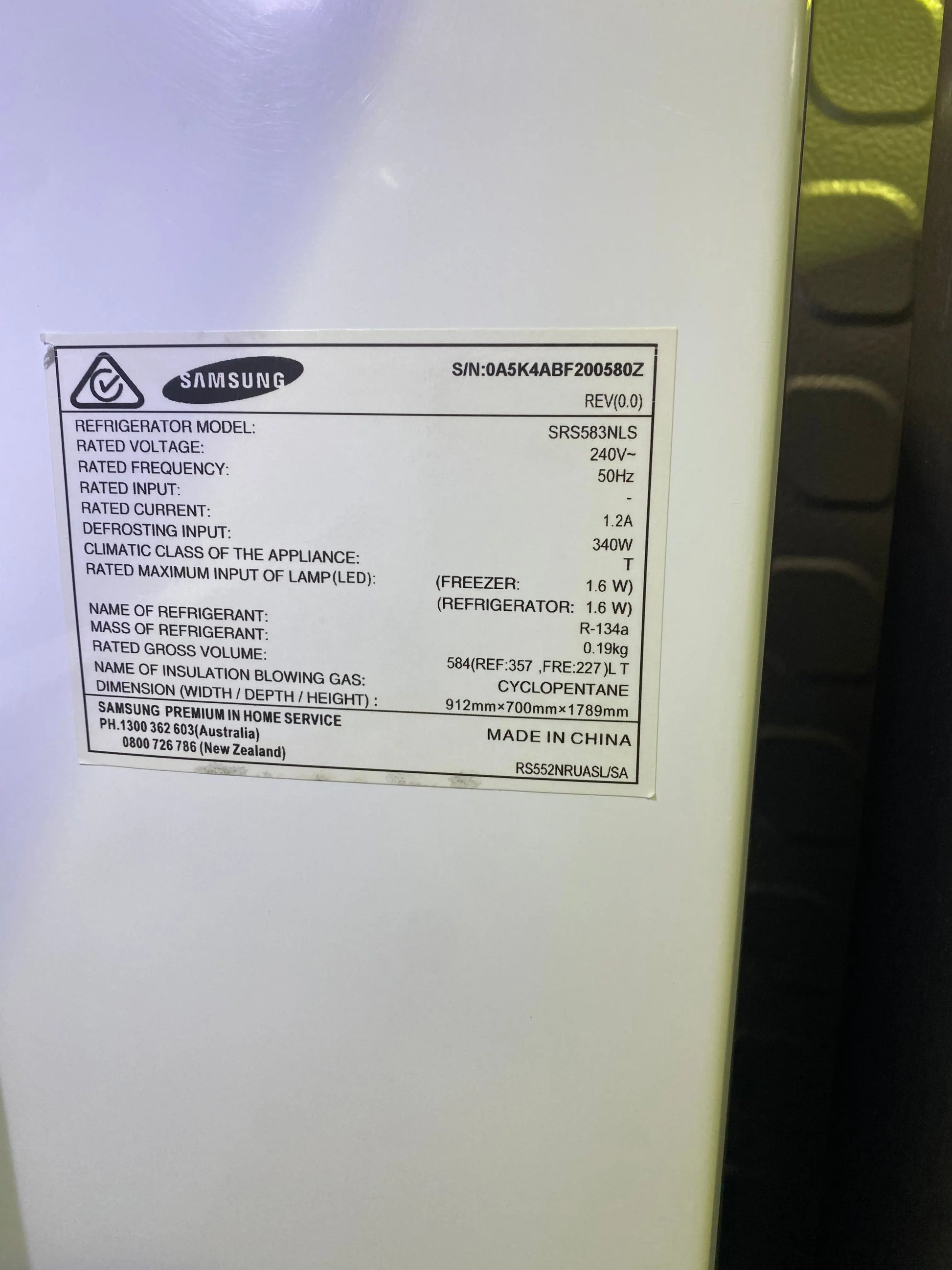 Refurbished Samsung 583 Litres Fridge Freezer and LG 6.5 kg Washing Machine | PERTH