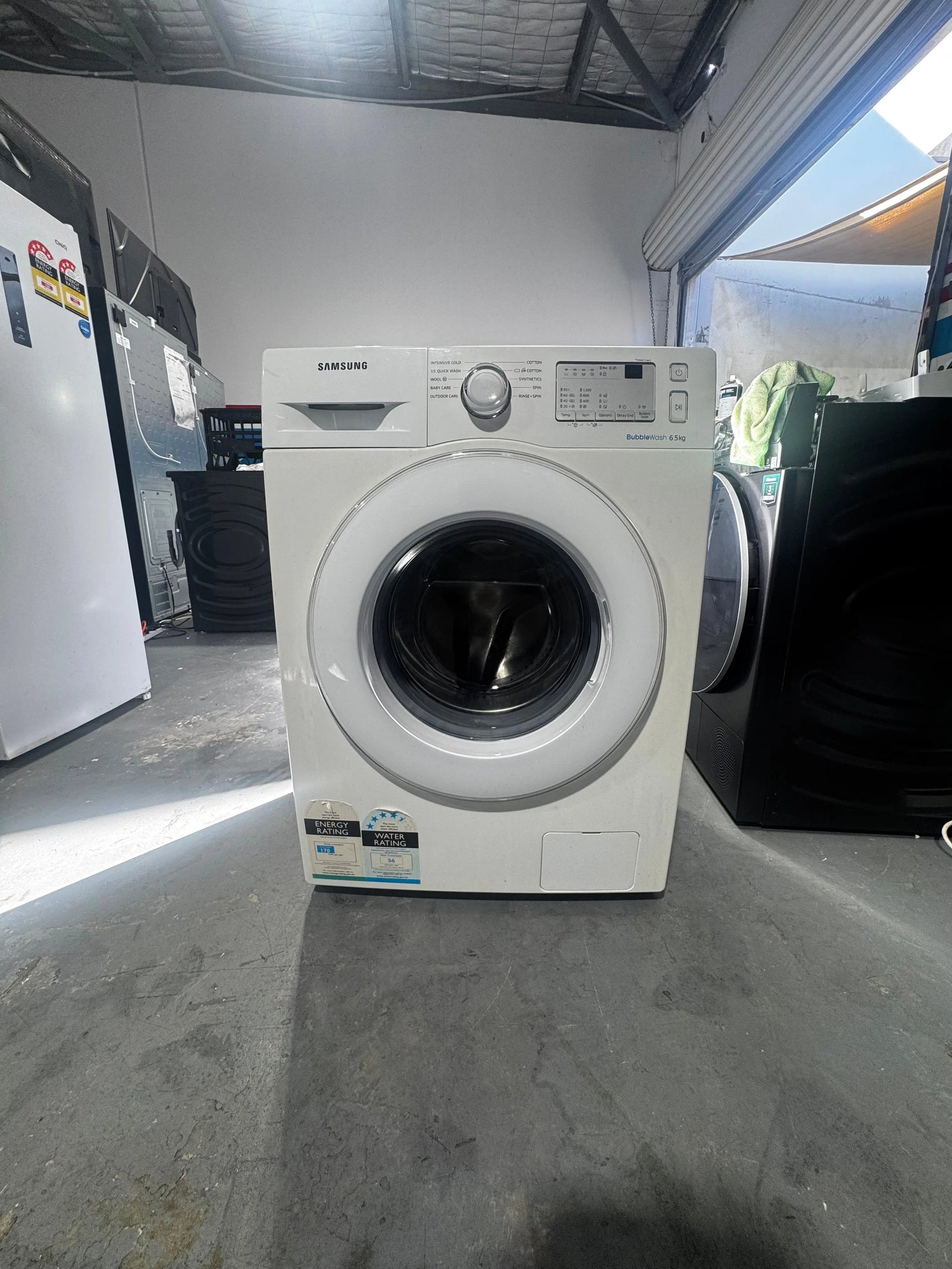 Refurbished Samsung 6.5kg Front Load Washing Machine – White – Model WW65J3263IW | PERTH