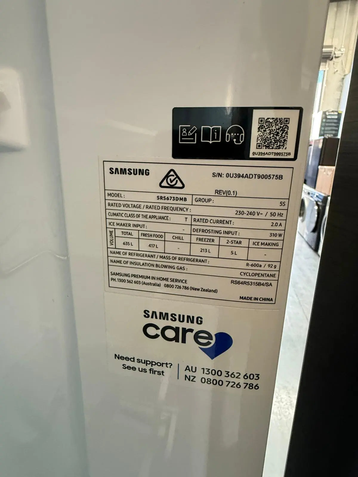 Refurbished Samsung 635L Side by Side Fridge – SRS673DMB | MELBOURNE