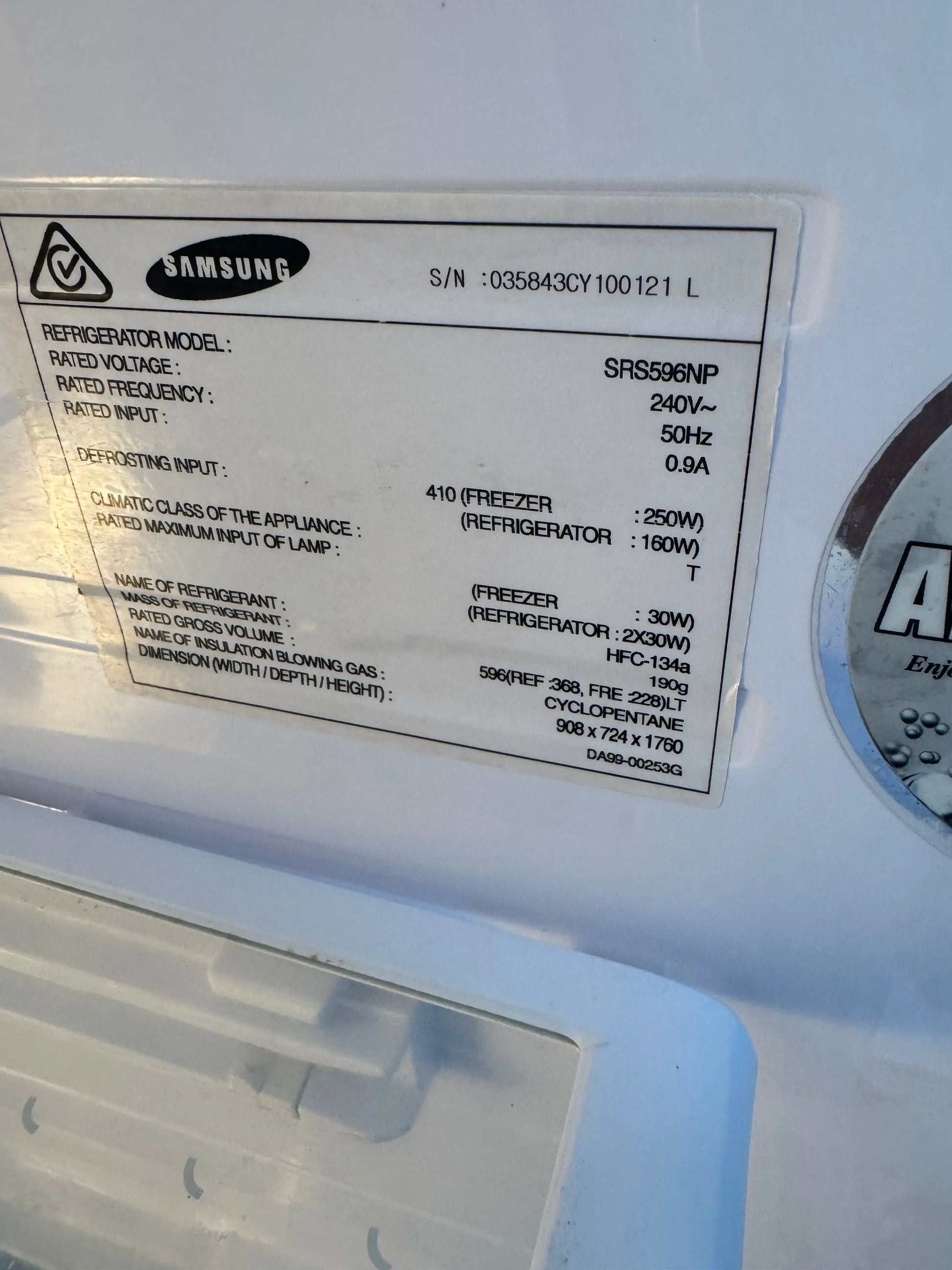 Refurbished Samsung 668L Fridge | PERTH