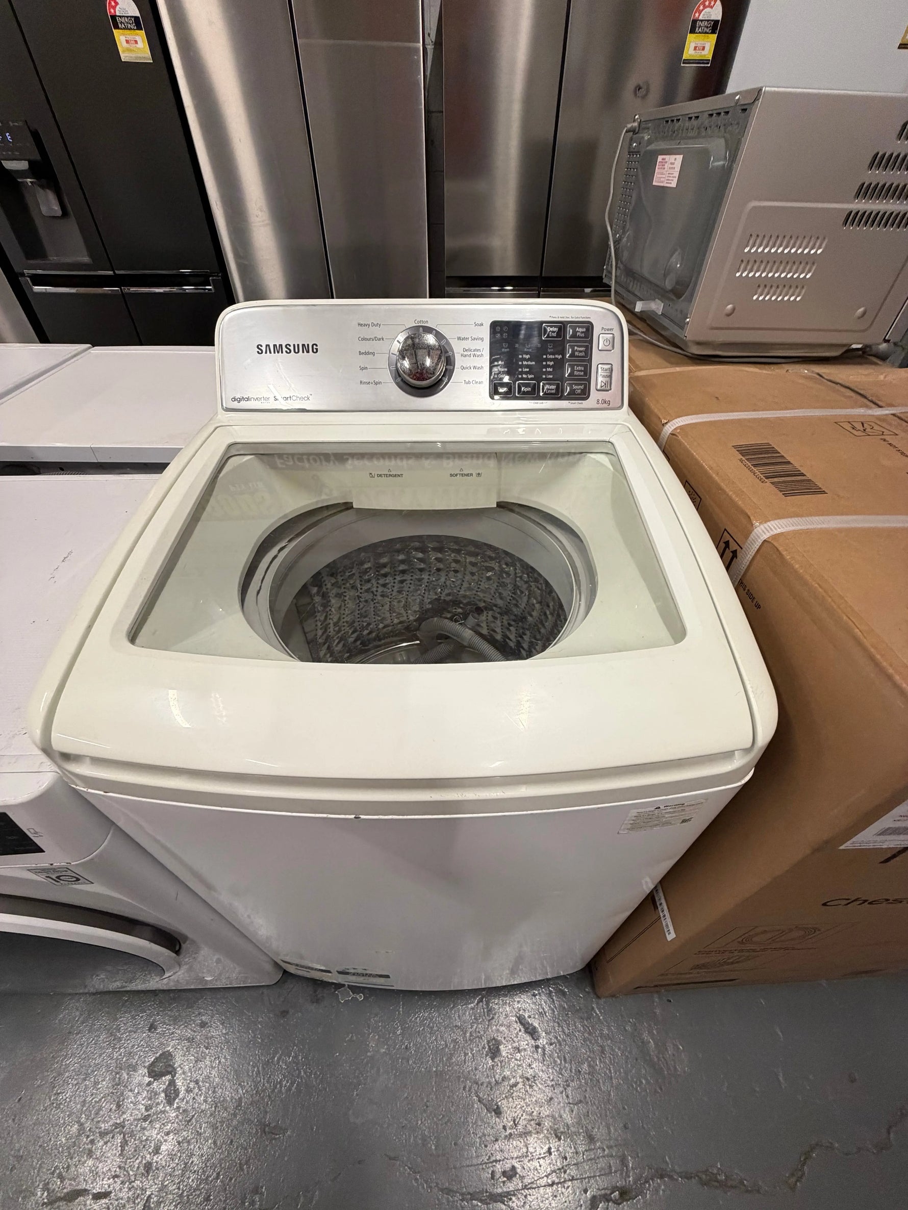 Refurbished Samsung 8 kg Top loader washer