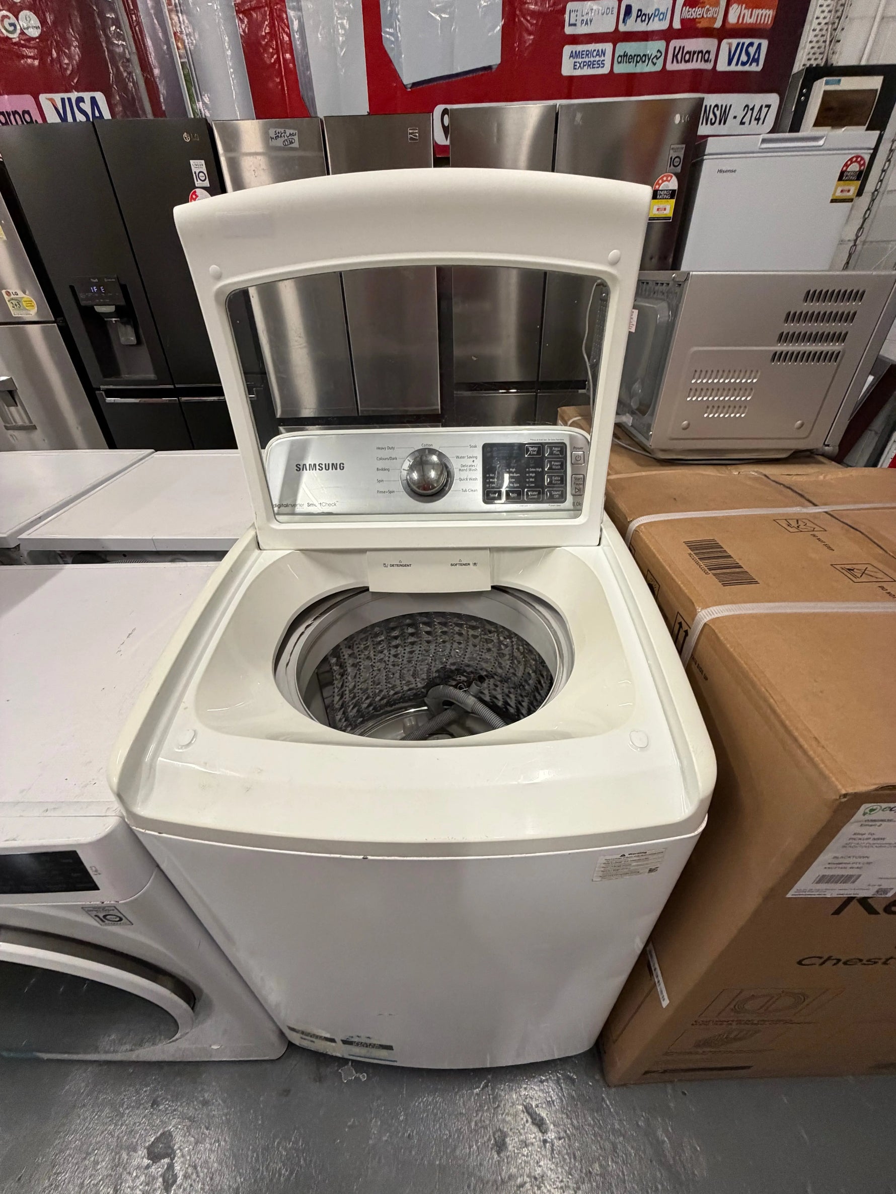 Refurbished Samsung 8 kg Top loader washer
