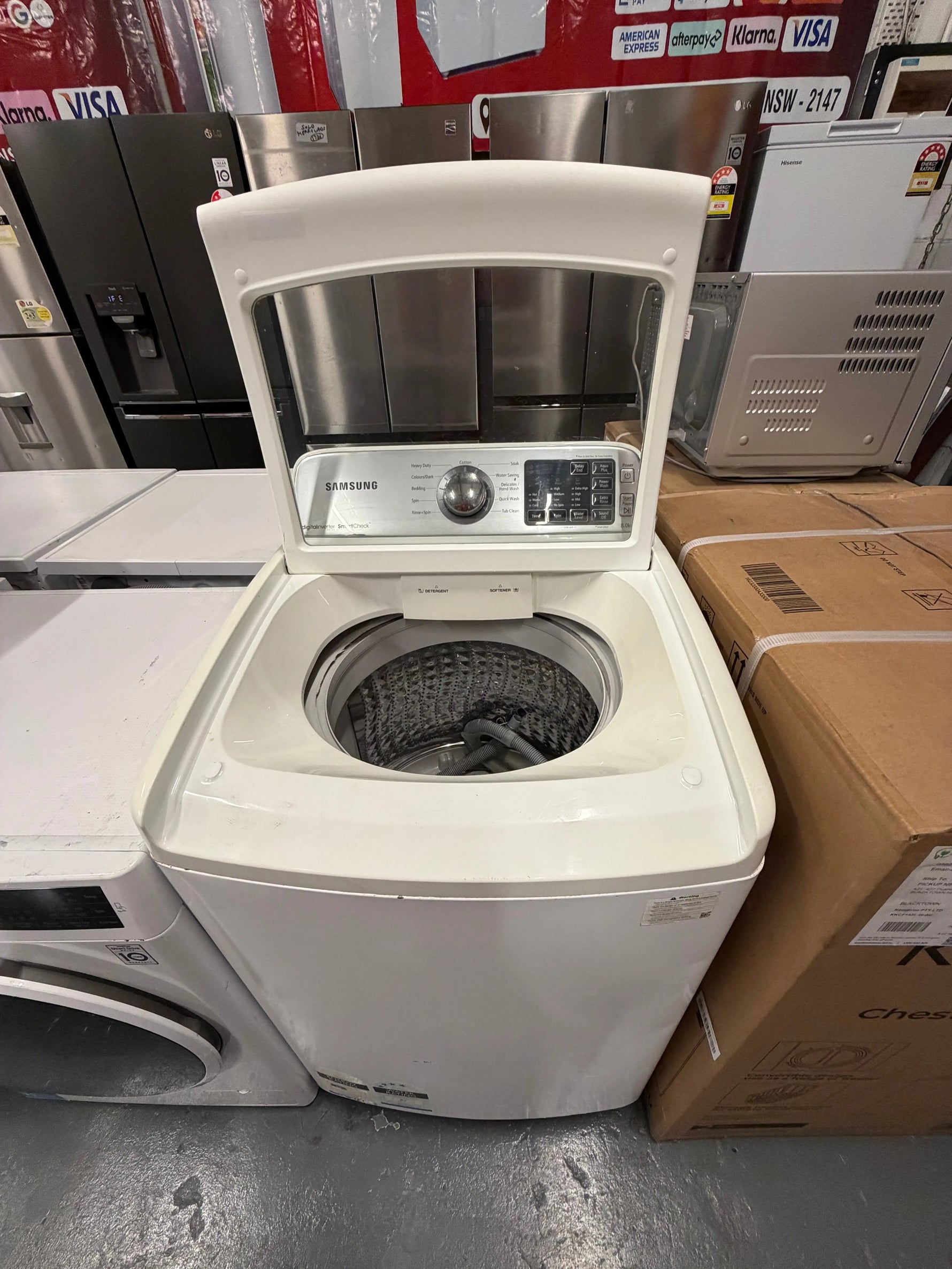 Refurbished Samsung 8 kg Top loader washer