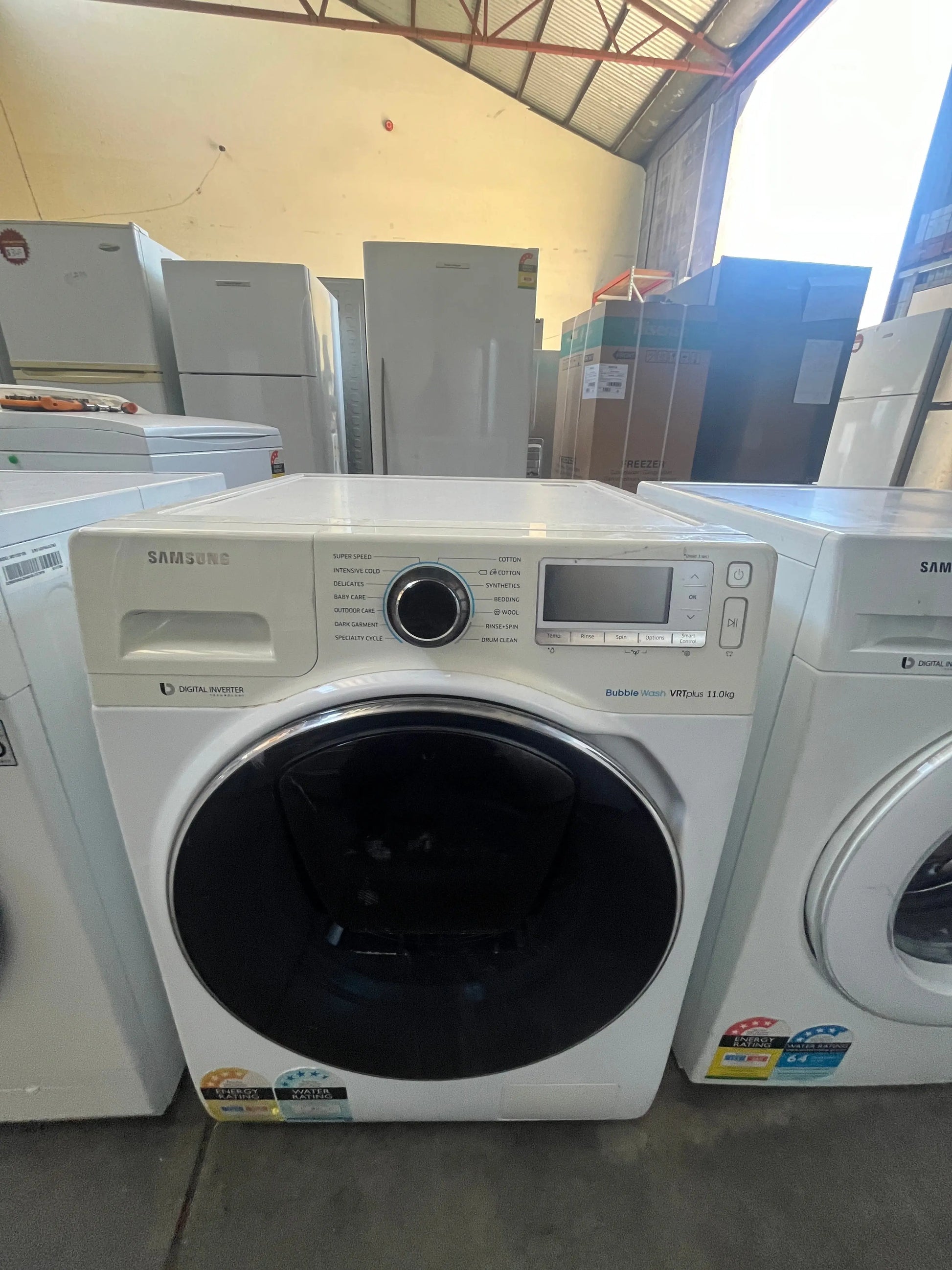 Refurbished Samsung Electronics clothes washer Model WWIIK84120W Load capacity 11.0 kg | Lucky white goods