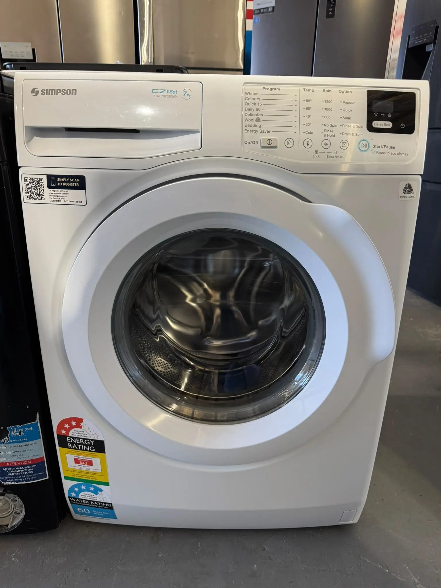 Refurbished Simpson 7kg Front Load Washing Machine | PERTH