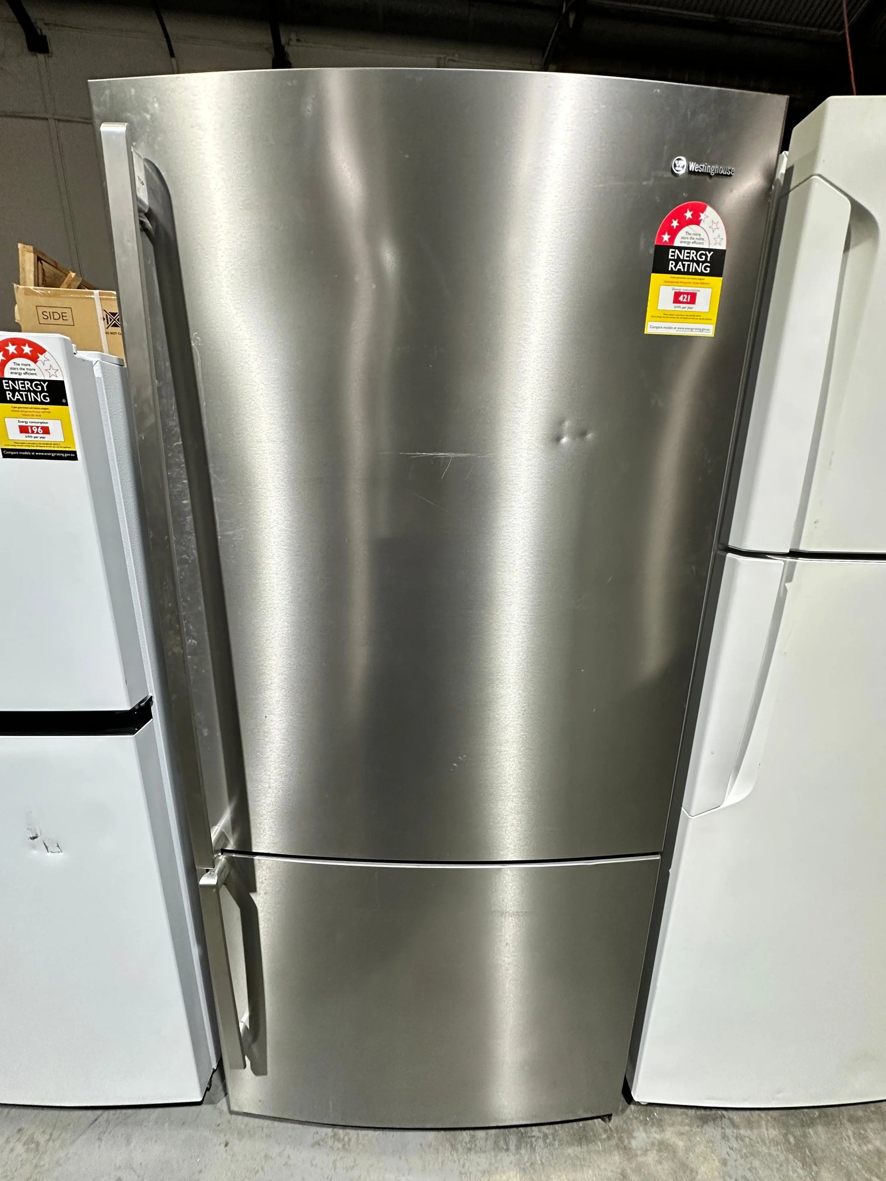 Refurbished Spacious Westinghouse 528L Bottom Mount Fridge Freezer | ADELAIDE