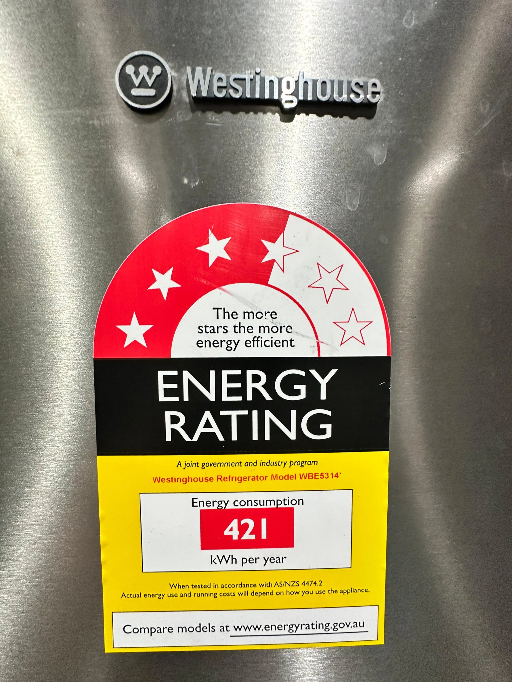 Refurbished Spacious Westinghouse 528L Bottom Mount Fridge Freezer | ADELAIDE