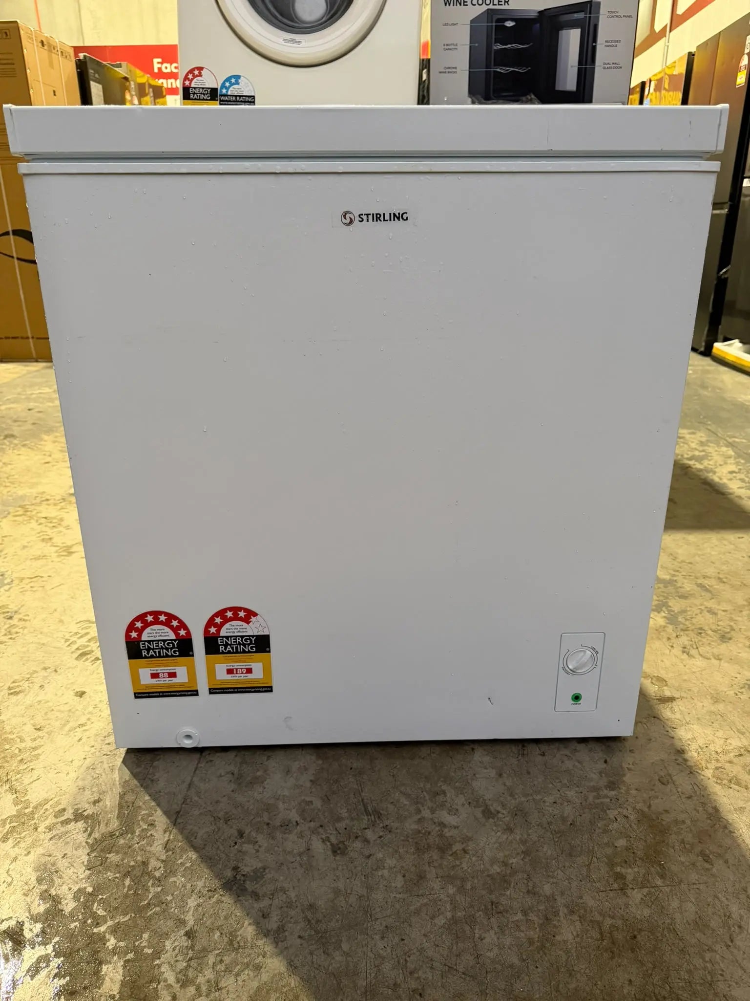 Refurbished Stirling 198L Chest Freezer | MELBOURNE