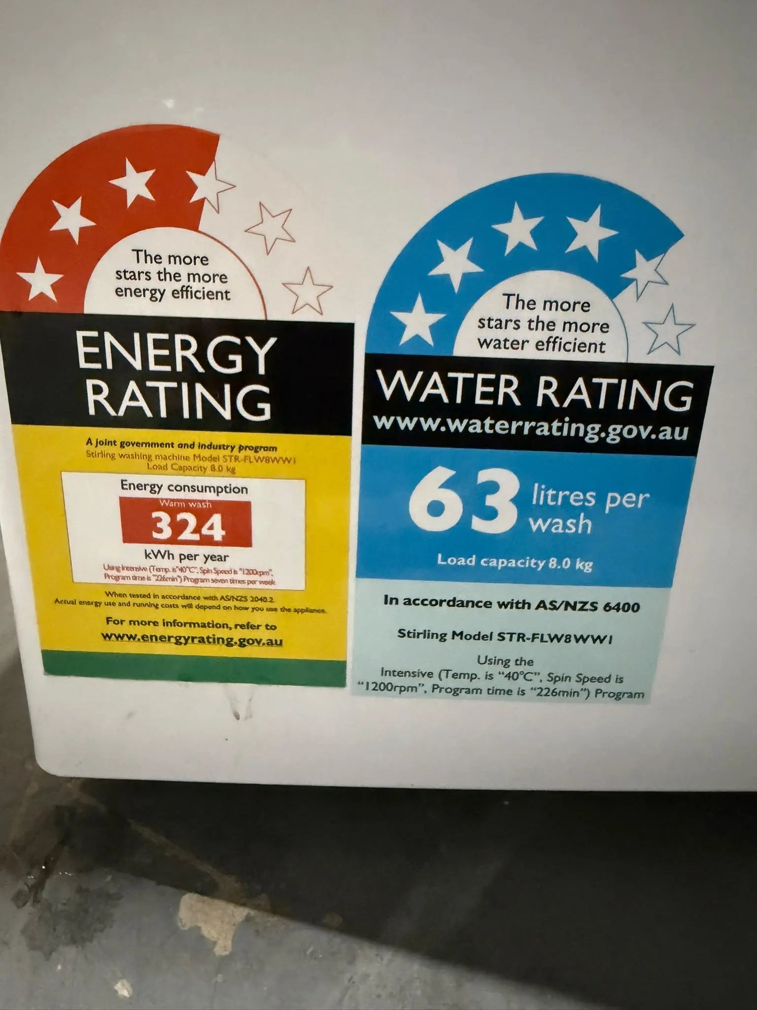 Refurbished Stirling 8kg Front Load Washing Machine | MELBOURNE