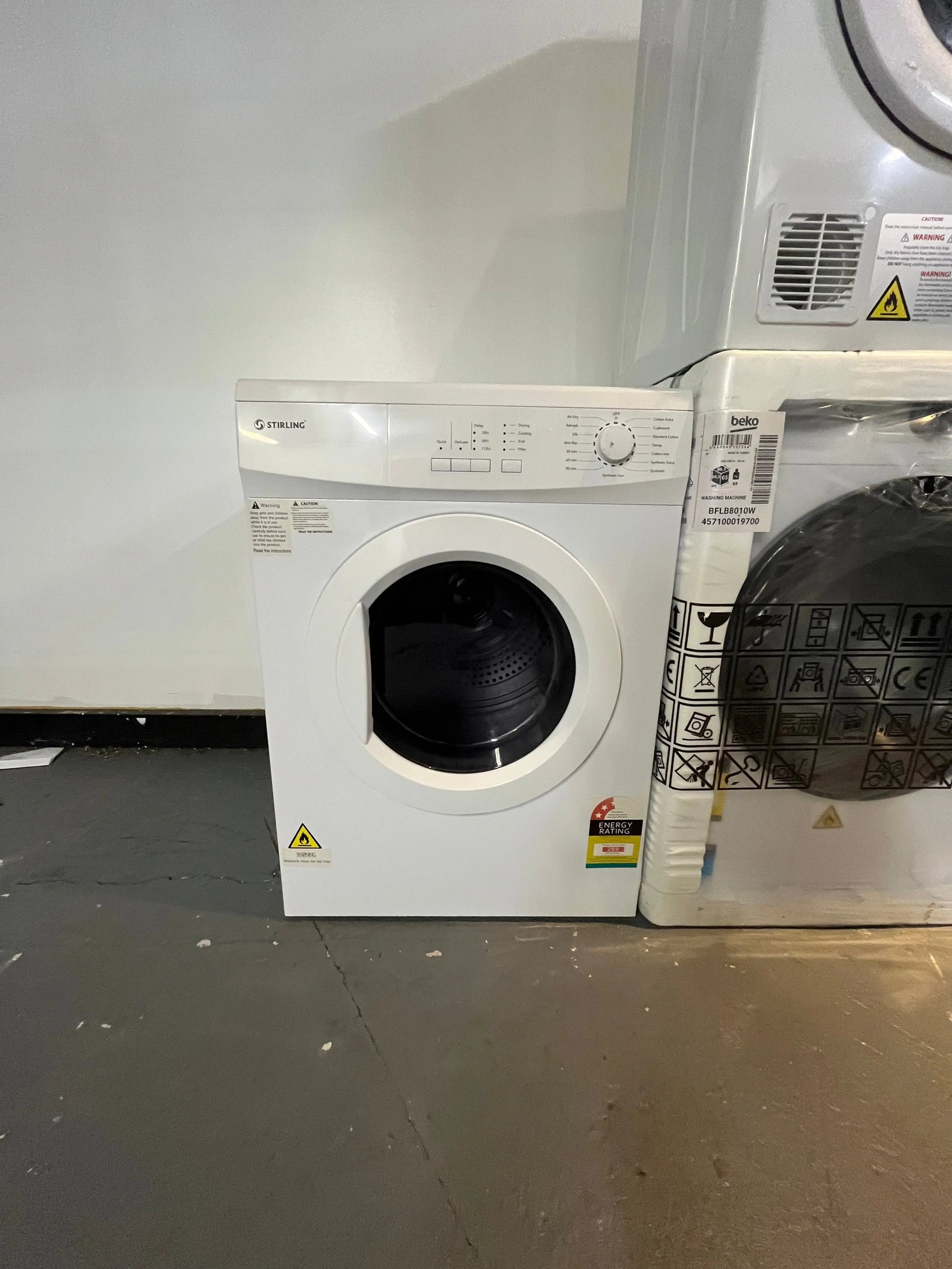 Refurbished Stirling STR-CD70W 7kg Condenser Dryer – Compact & Efficient Laundry Solution | ALEXANDRIA