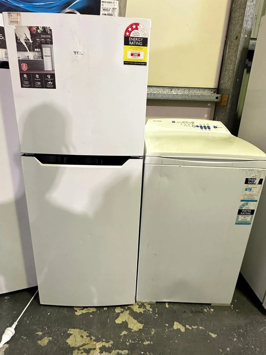 Refurbished TCL 198L Fridge&Washer Fisher&Paykel 5.5kg Washer | BRISBANE