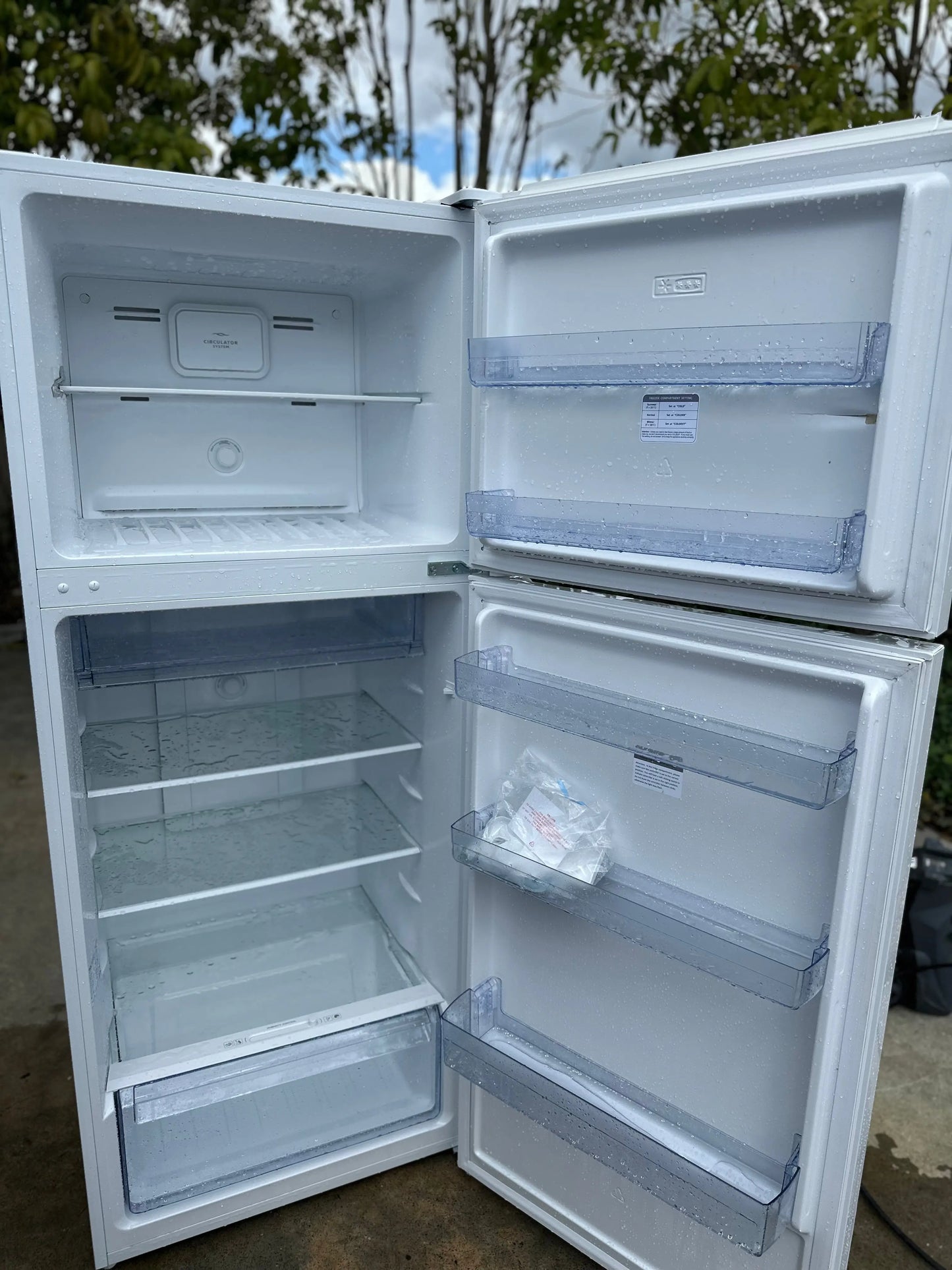 Refurbished TCL 415 litres fridge freezer | BRISBANE