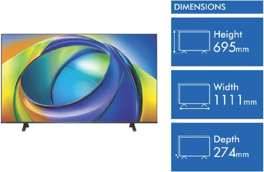 Refurbished TCL 50″ Full HD Smart TV – 50C350WP | PERTH