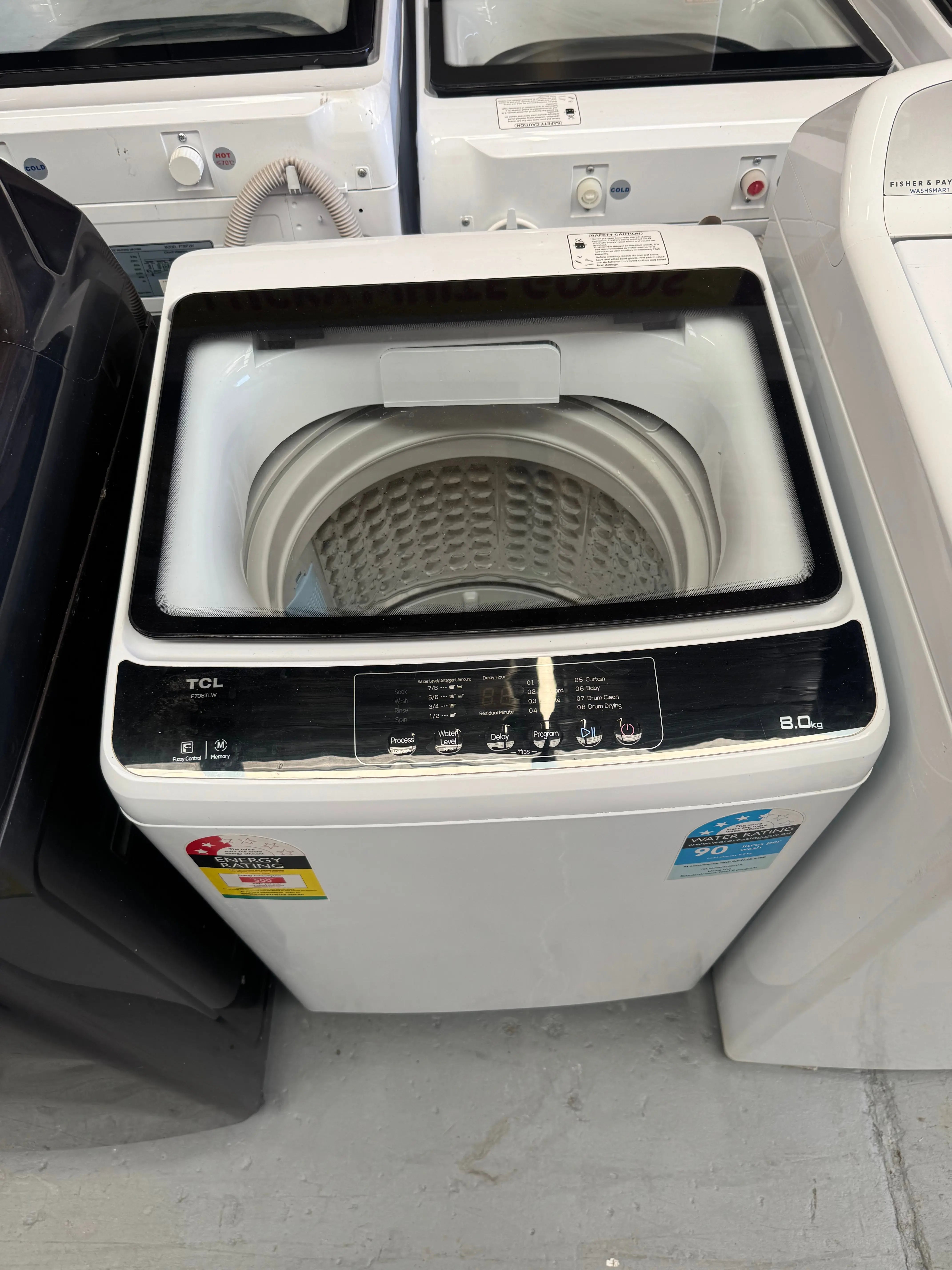 Refurbished TCL 8 Kg Top Loader Washing Machine | SYDNEY