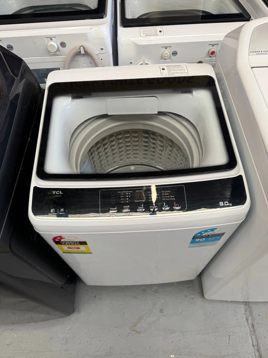 Refurbished TCL 8 Kg Top Loader Washing Machine | SYDNEY