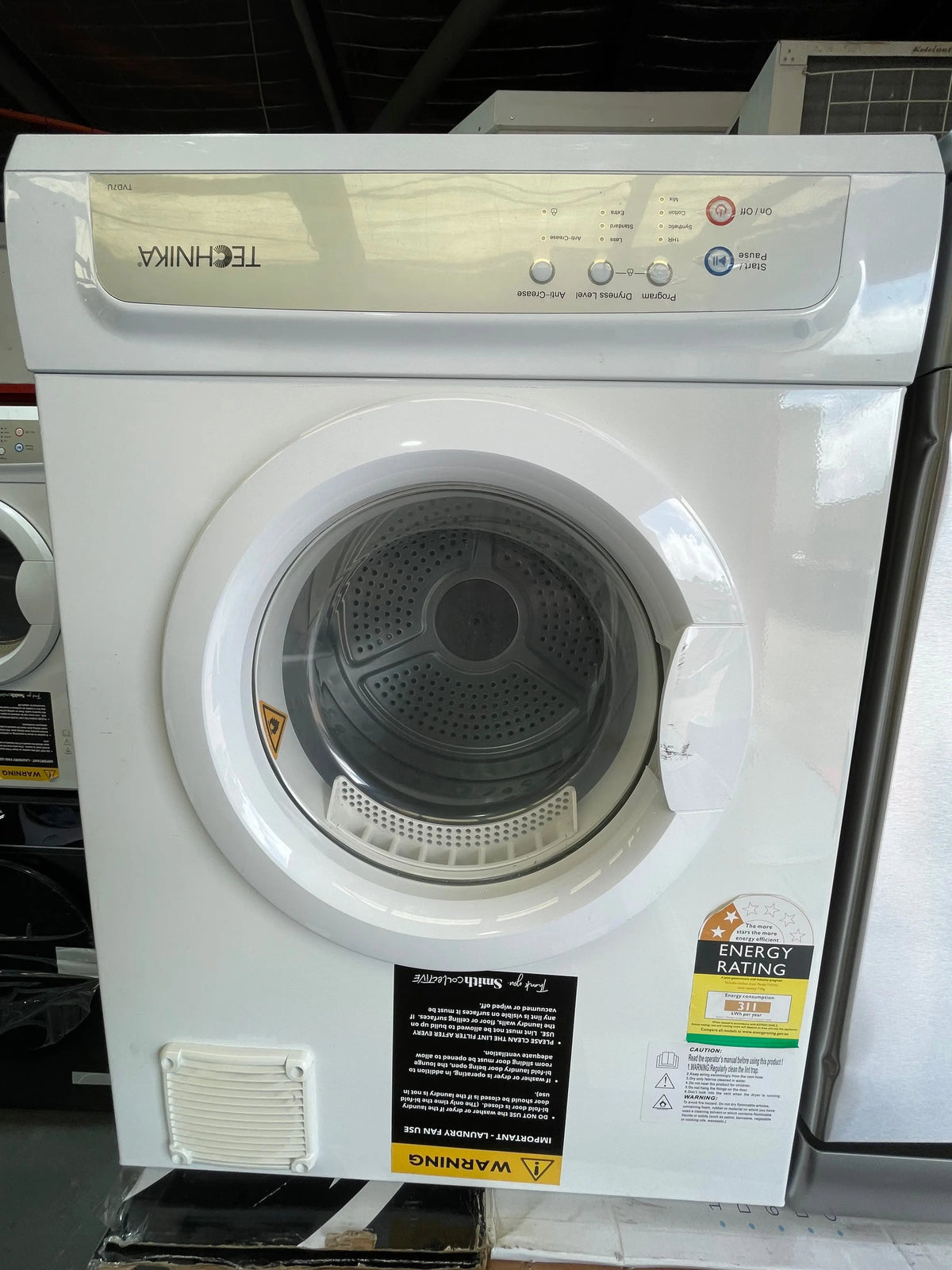 Refurbished Technika 7 kg vented dryer | SYDNEY
