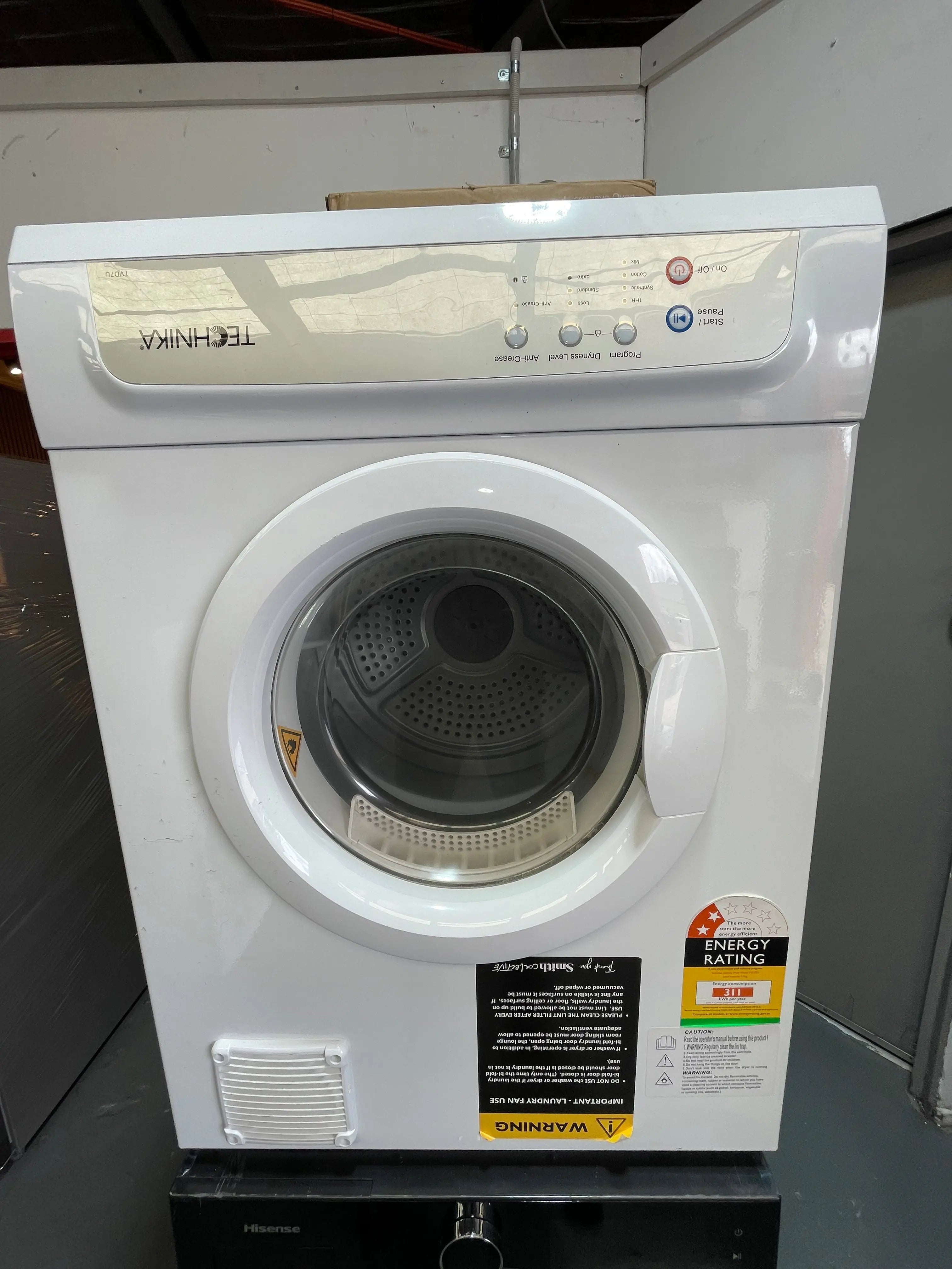 Refurbished Technika 7 kg vented dryer | SYDNEY