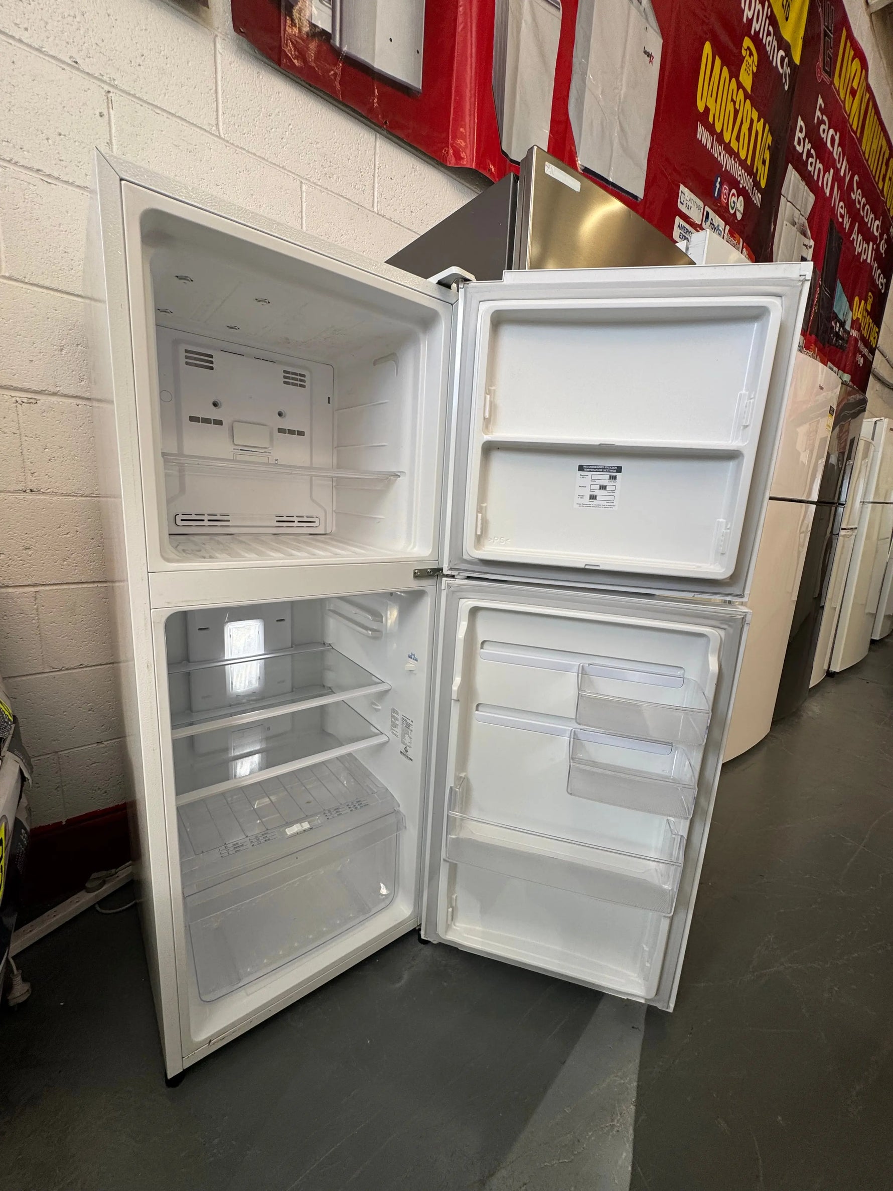 Refurbished Westinghouse 200L Top Mount Fridge