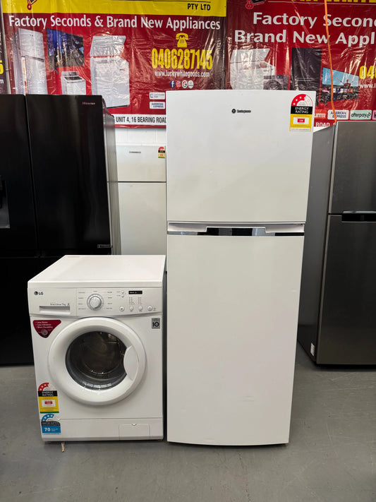 Refurbished Westinghouse 339L Fridge Freezer And LG 7kg Washing Machine | SYDNEY
