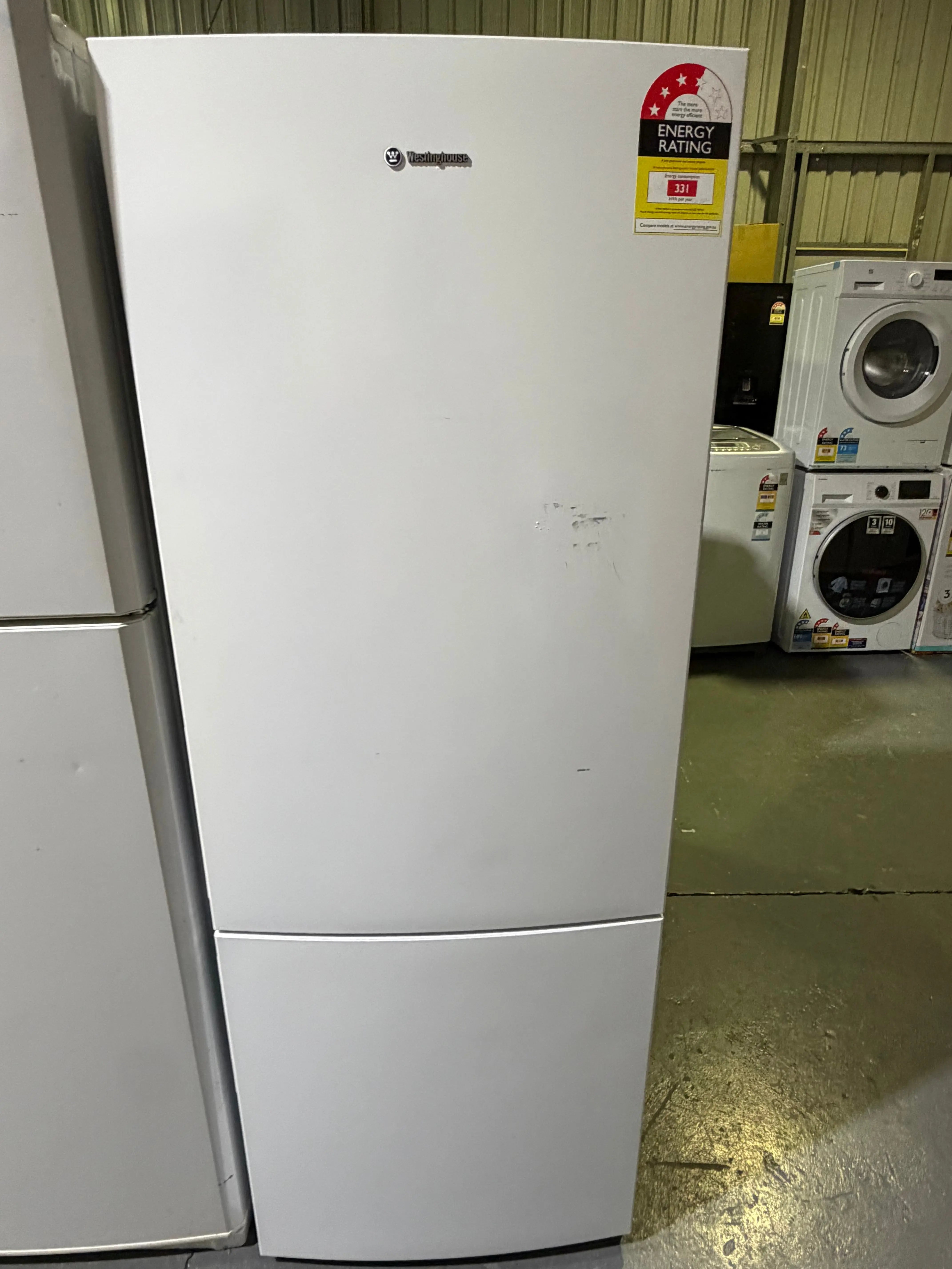 Refurbished Westinghouse 340 litres fridge freezer | BRISBANE