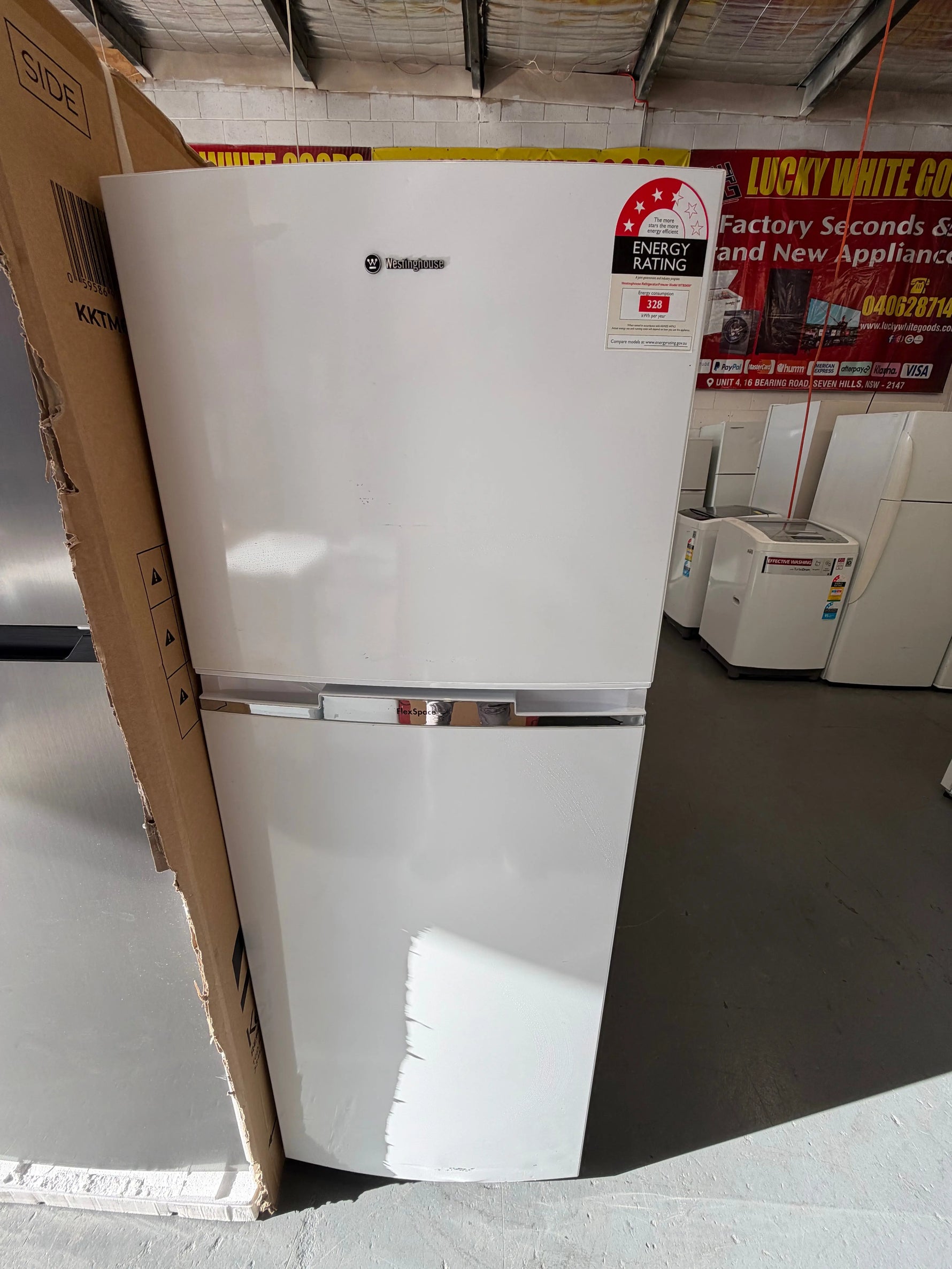 Refurbished Westinghouse 340 ltr top mount fridge freezer | SYDNEY