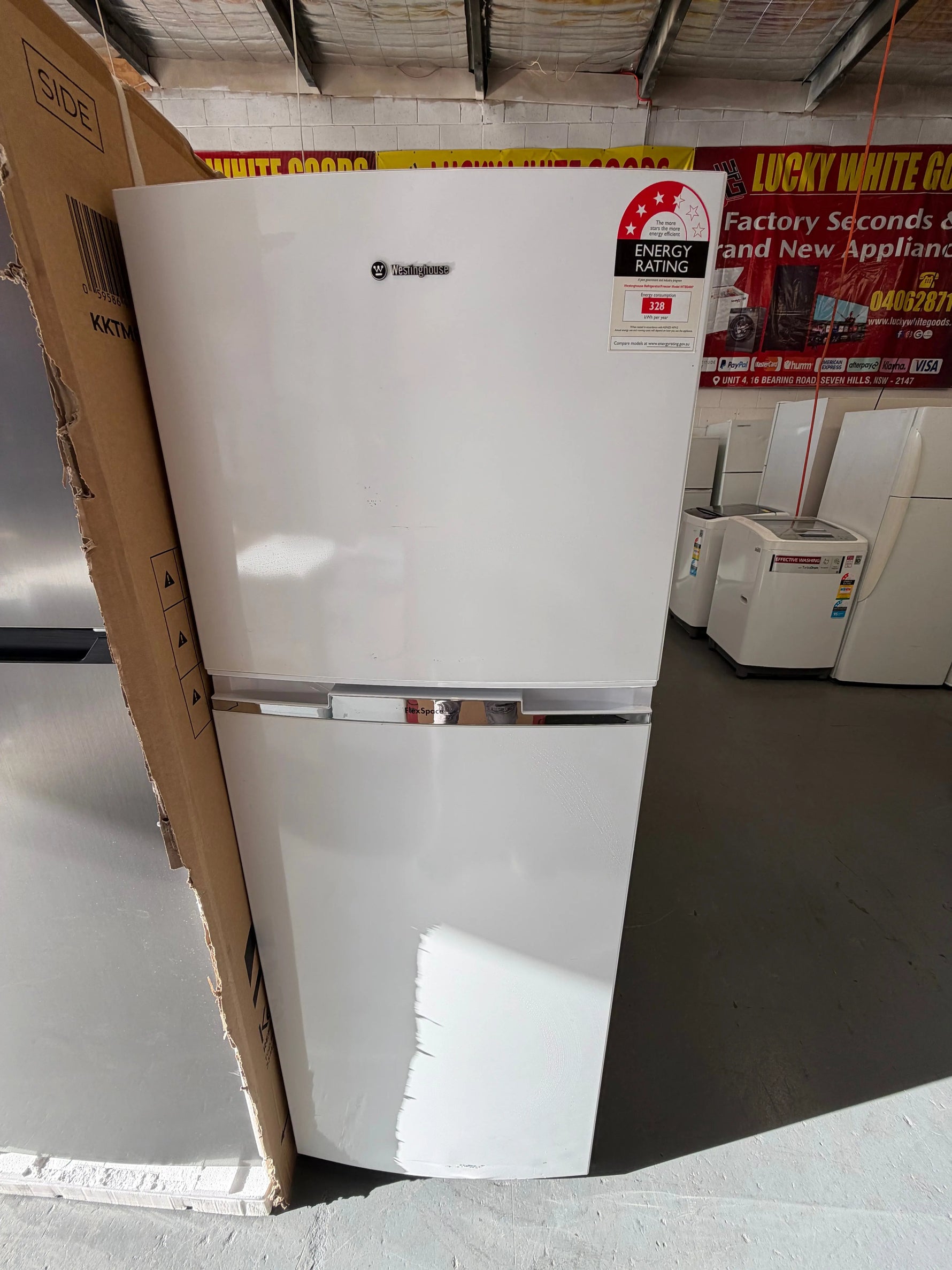 Refurbished Westinghouse 340 ltr top mount fridge freezer | SYDNEY