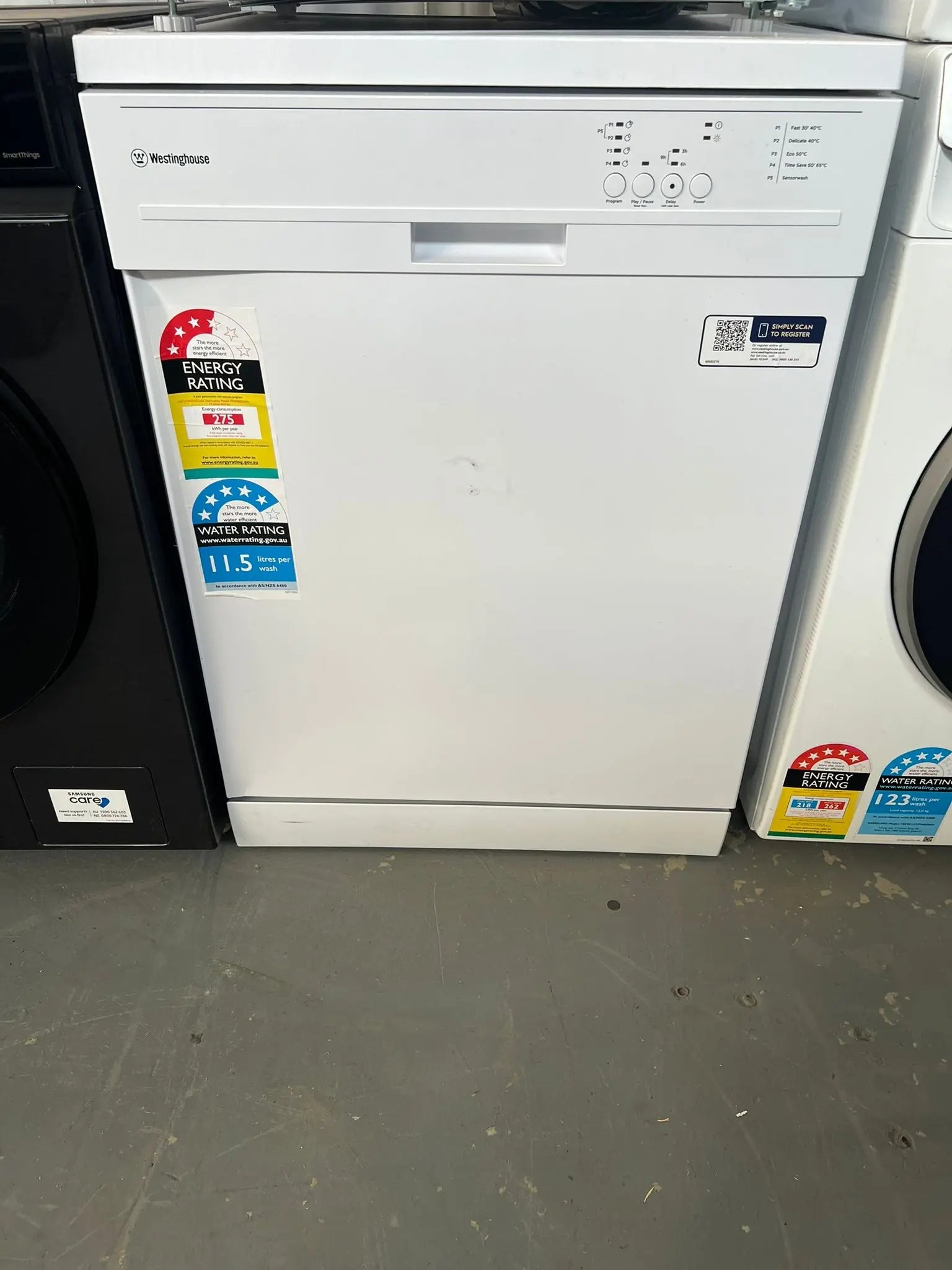 Refurbished Westinghouse 60cm Freestanding Dishwasher WSF6602WB | ADELAIDE
