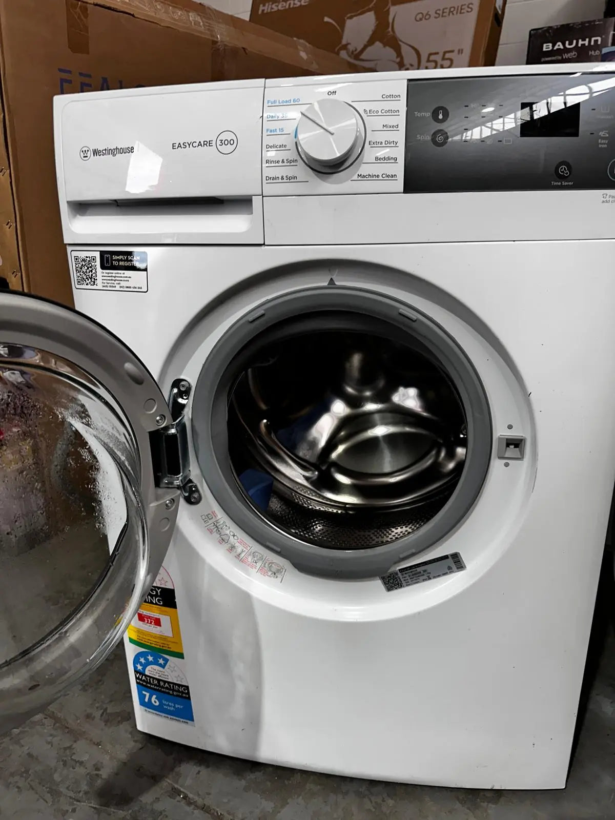 Refurbished Westinghouse 7.5kg Front Load Washer WWF7524N3WA | ADELAIDE