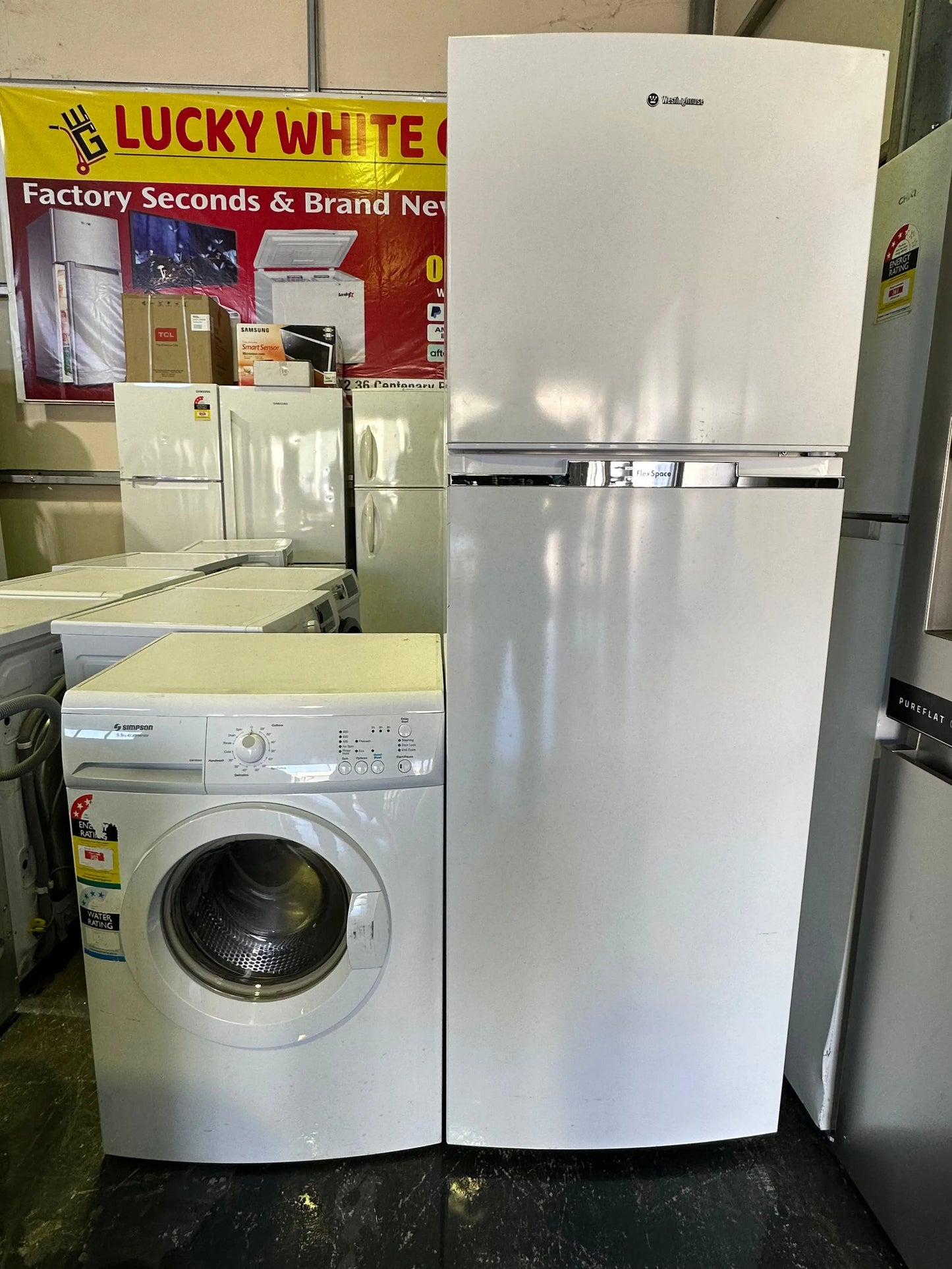 Refurbished Westinghouse Fridge & Simpson Washer | BRISBANE