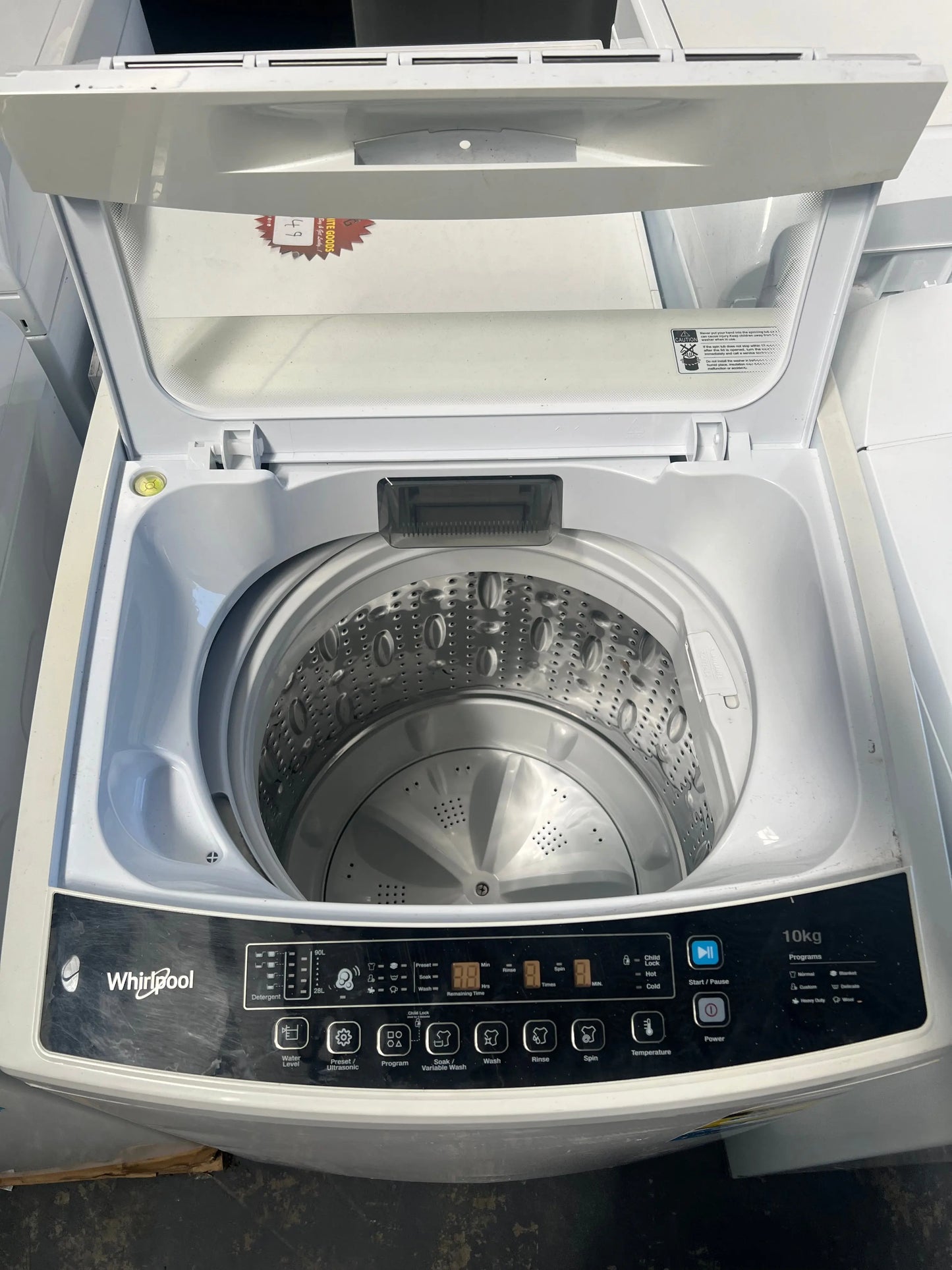 Refurbished Whirlpool 10 kgs Washing machine | ADELAIDE