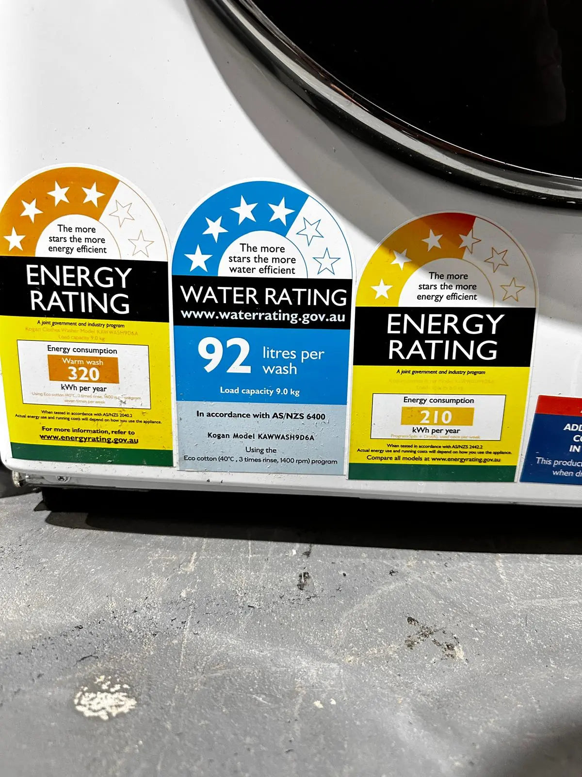 Refurbished – Kogan KAWWASH9D6A 9/6KG Washer Dryer Combo | ADELAIDE