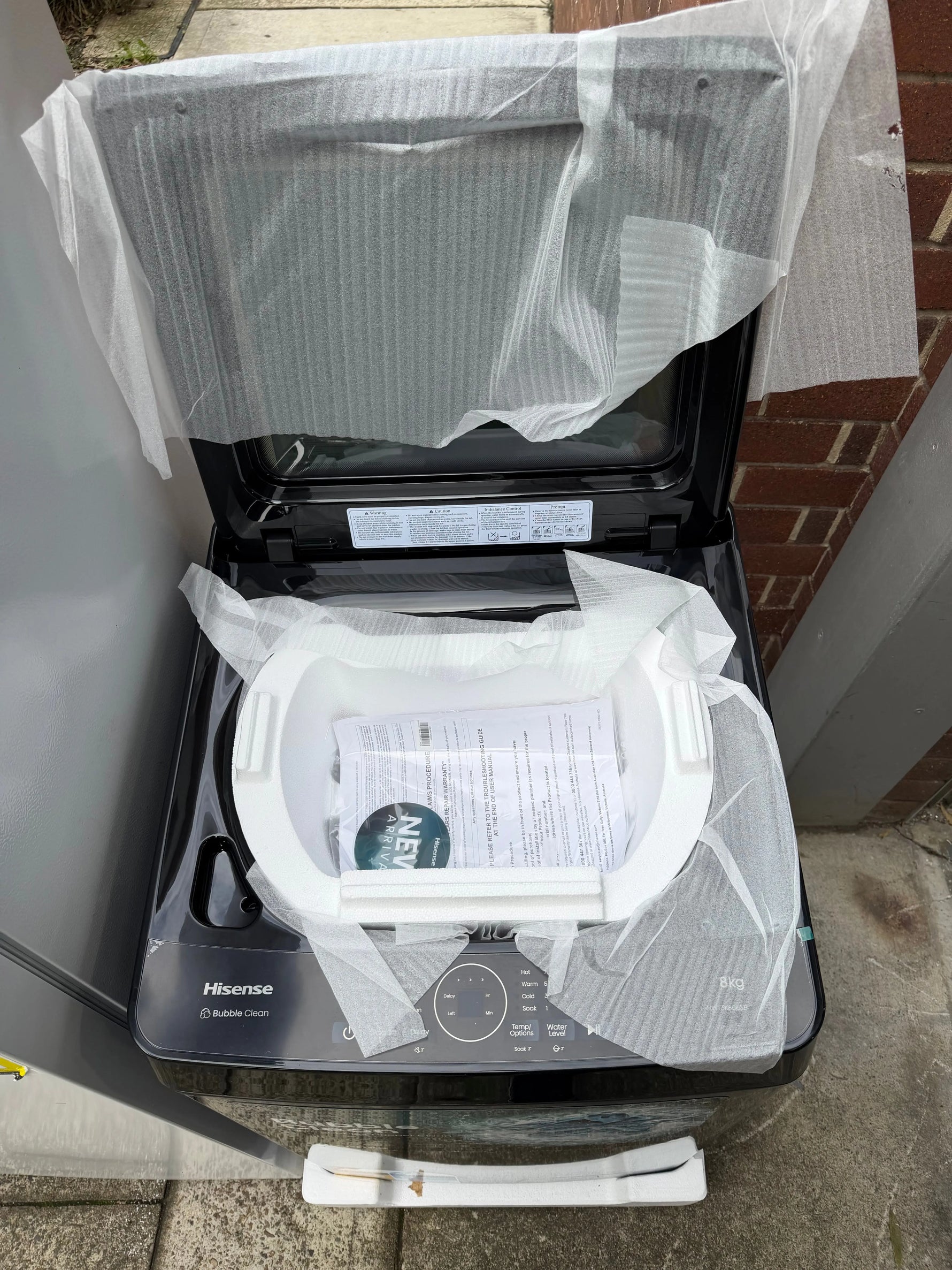 Refurbished chiq 410 liters fridge freezer and factory seconds Hisense 8 kg top loader washing machine | ALEXANDRIA