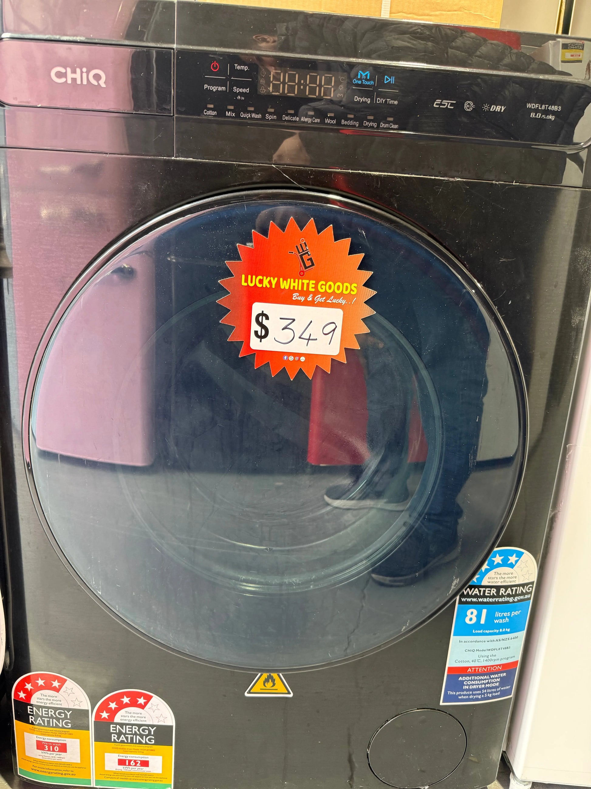 Refurbished chiq 8 kgs washing machine | ALEXANDRIA