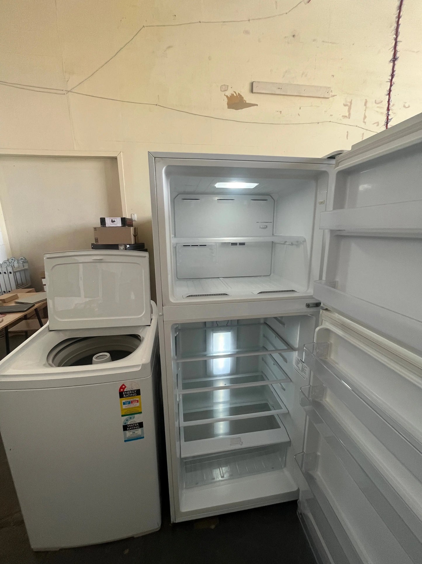 Refurbished combo Haier freezer refrigerator 422L and Fisher & Paykel 8 kg washer top loader | ADELAIDE