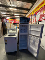 Refurbished combo Sharp  220 Ltr Top mount fridge freezer & Lg 5.5 kg Top loader washer with Panasonic 27 litre microwave