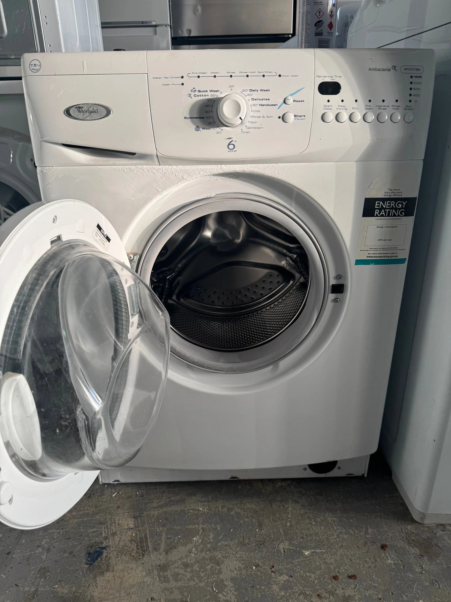 Refurbished whirlpool 7.5 Kgs Washing Machine | PERTH