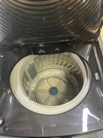 RefurbishedSamsung WA85N6750BV 8.5kg Top Load Washing Machine – 8.5 kg Activ DualWash™ Top Loader, 720 RPM, Black Stainless | ALEXANDRIA