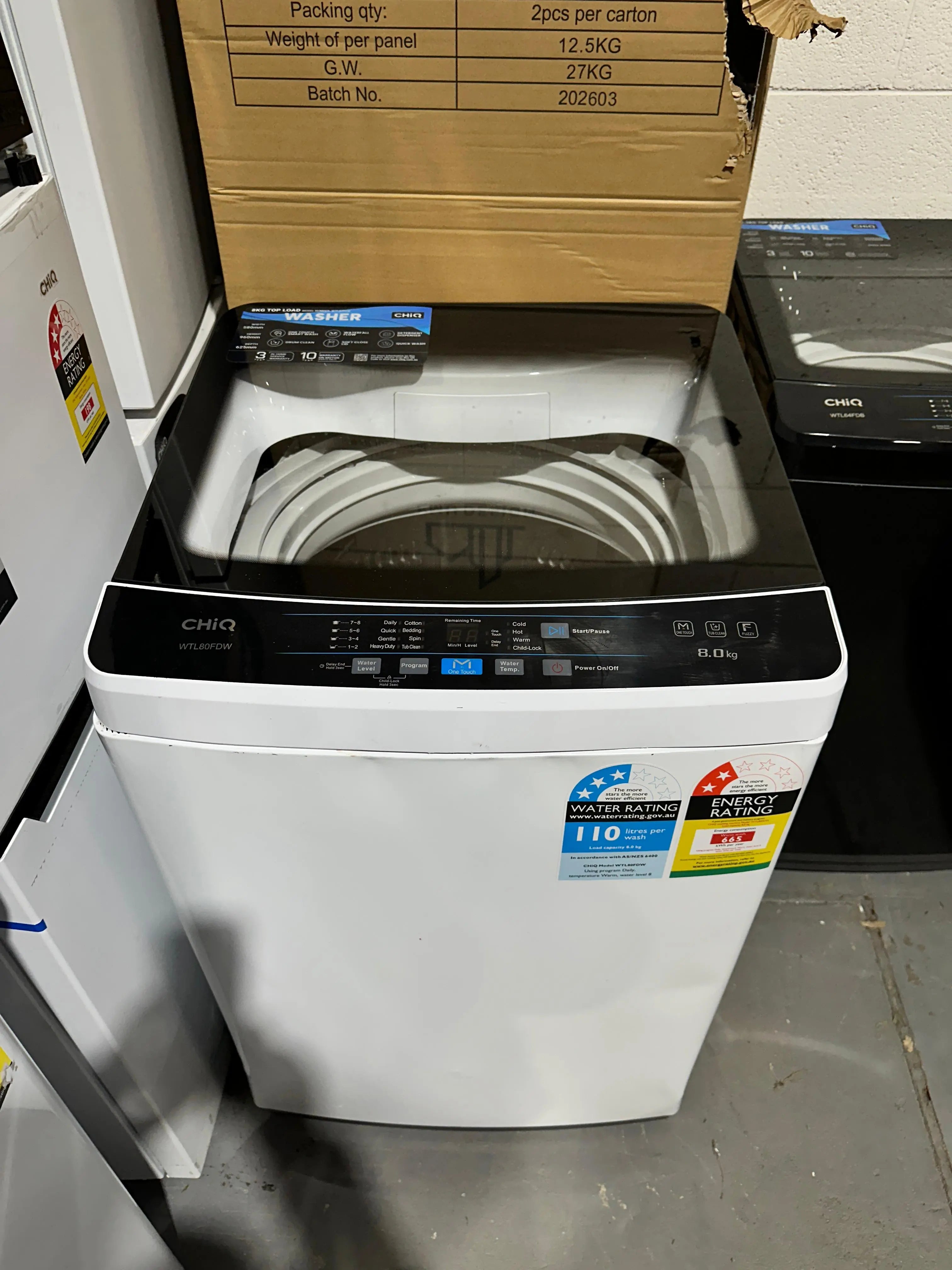 Reliable CHiQ 8kg Top Load Washing Machine | ADELAIDE