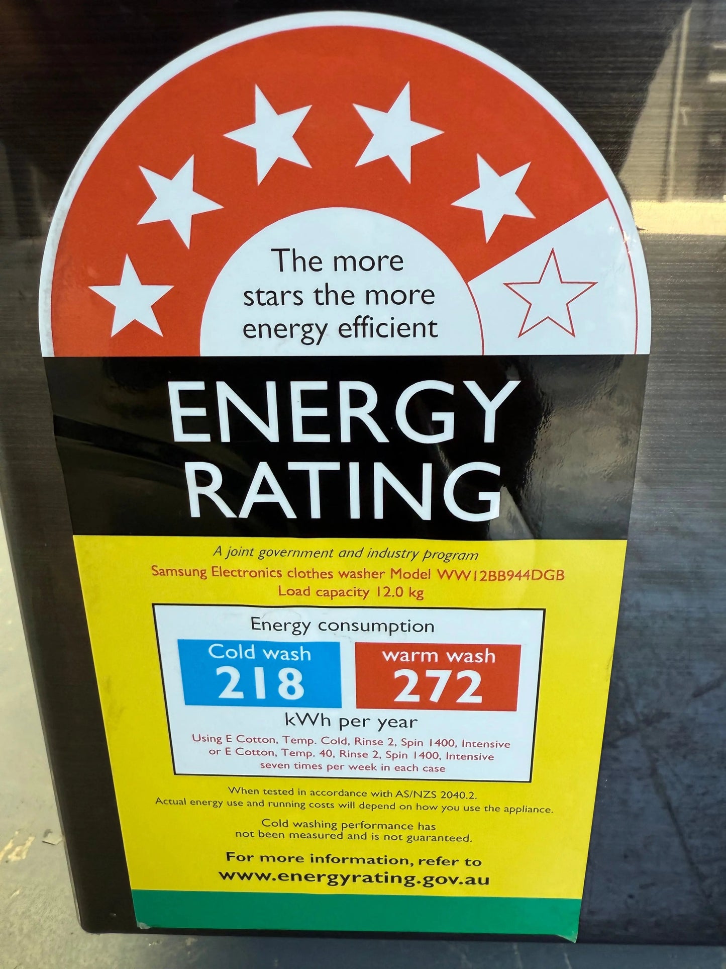 Samsung 12kg Front Load Washing Machine – Factory Seconds | WW12BB944DGB | MELBOURNE