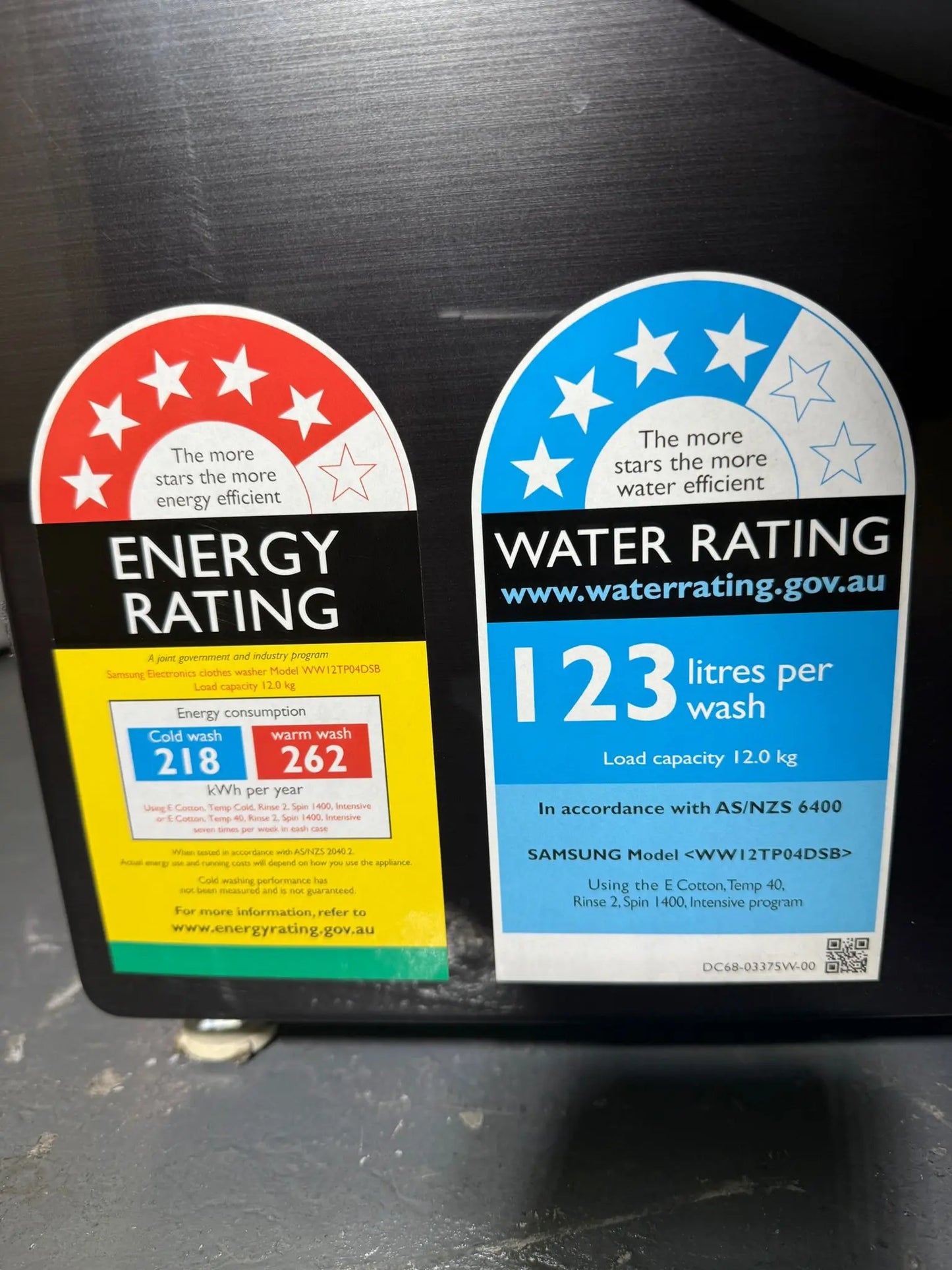 Samsung 12kg front loader washing machine | BRISBANE